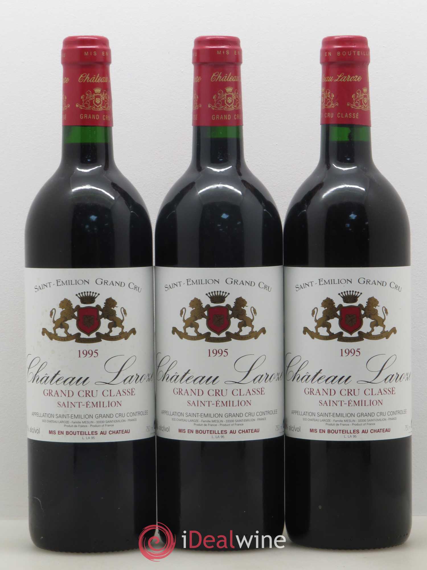 Château Laroze Grand Cru Classé 1995 - Lot de 12 bouteilles - 1