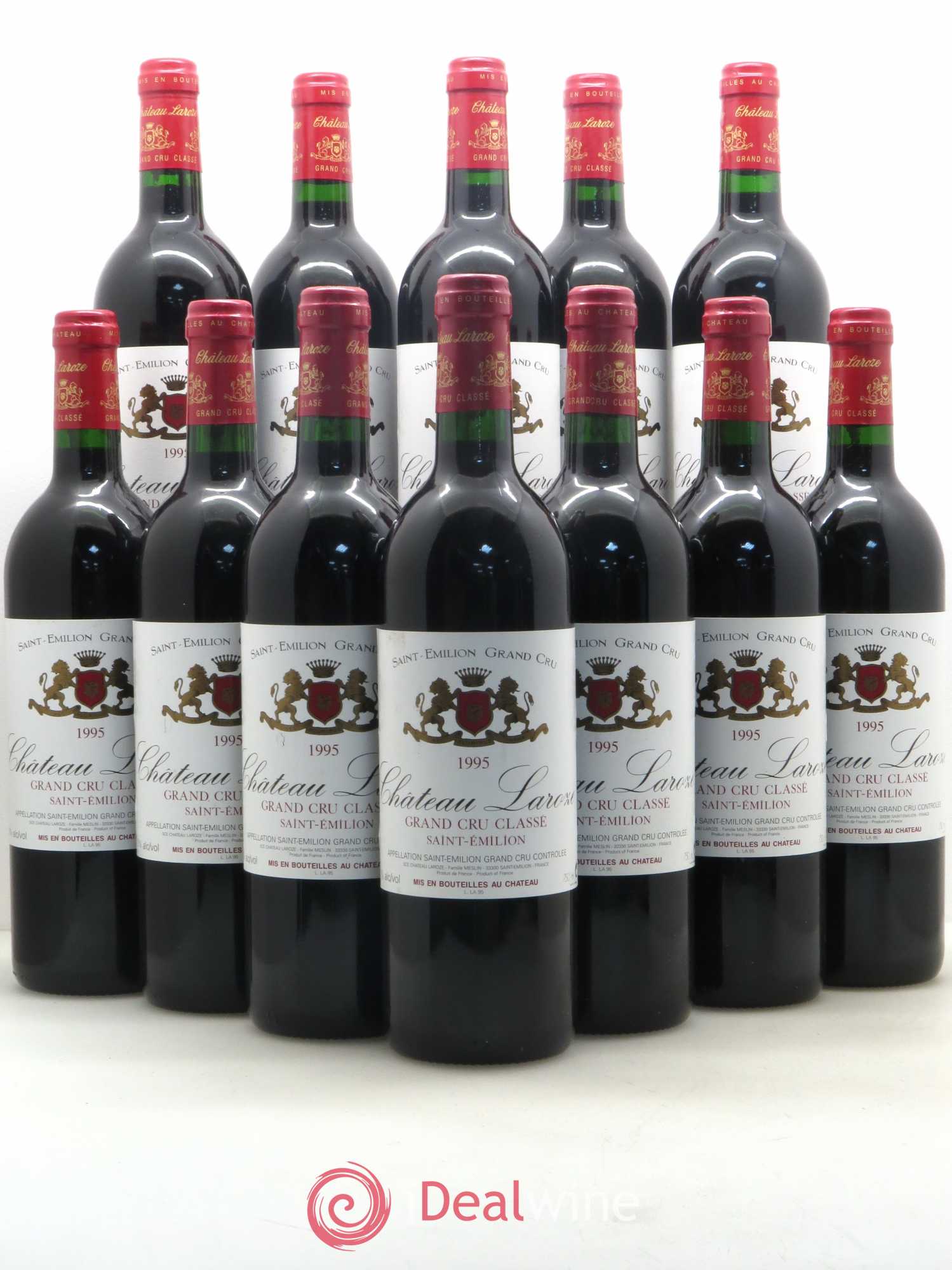 Château Laroze Grand Cru Classé 1995 - Lot de 12 bouteilles - 0