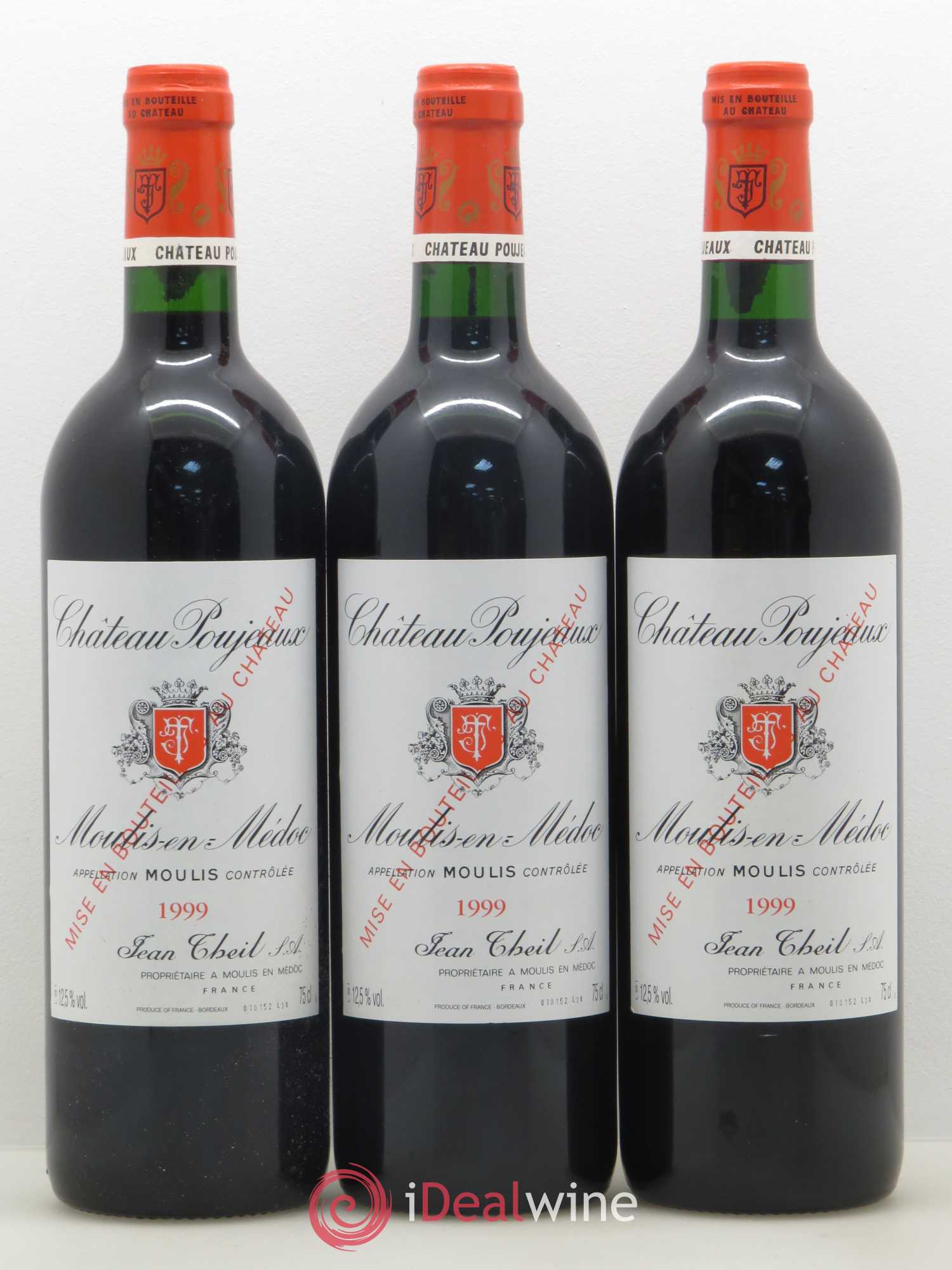 Château Poujeaux 1999 - Lot de 12 bouteilles - 2