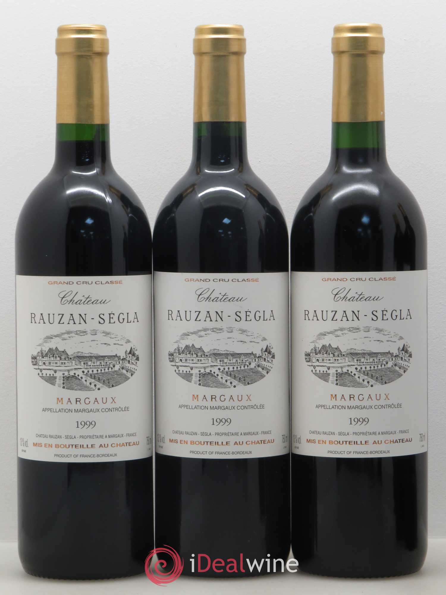Château Rauzan Ségla Grand Cru Classé 1999 - Lot de 5 bouteilles - 1