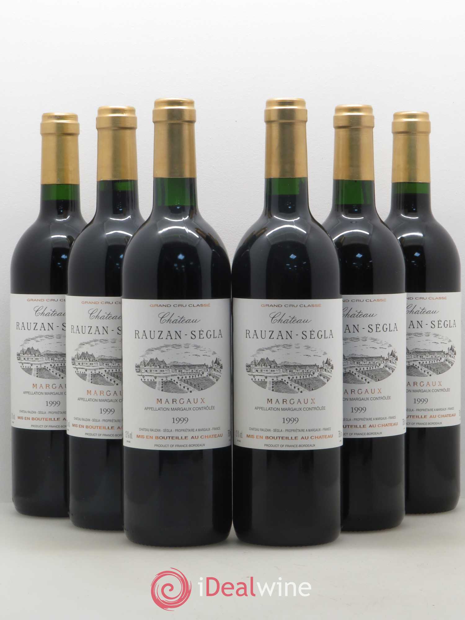 Château Rauzan Ségla Grand Cru Classé 1999 - Lot de 6 bouteilles - 0