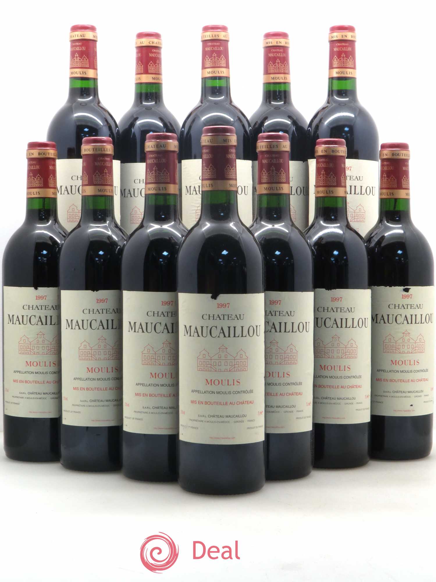 Château Maucaillou (sans prix de réserve) 1997 - Lot de 12 bouteilles - 0