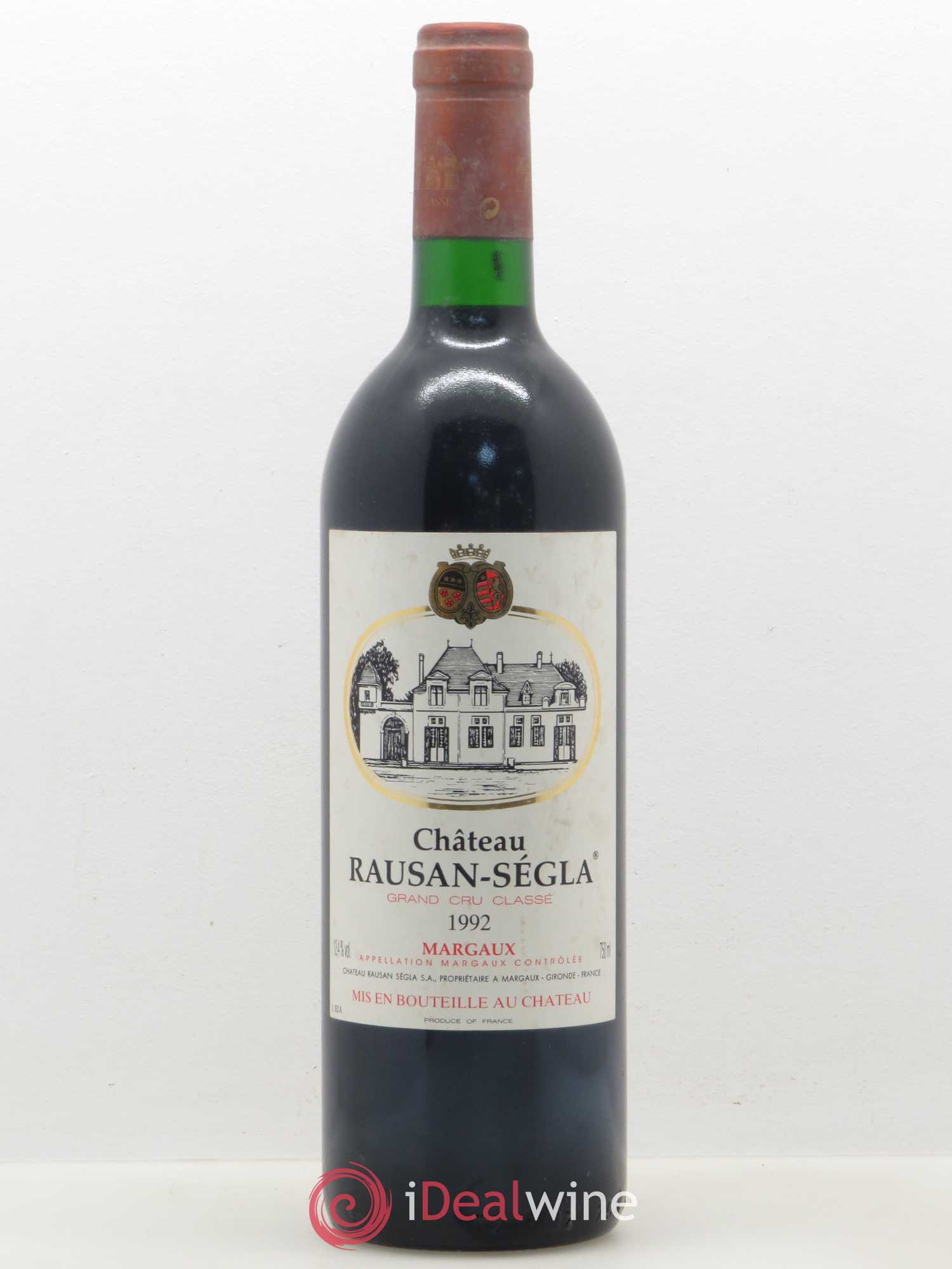 Château Rauzan Ségla Grand Cru Classé 1992 - Lot de 1 bouteille - 0