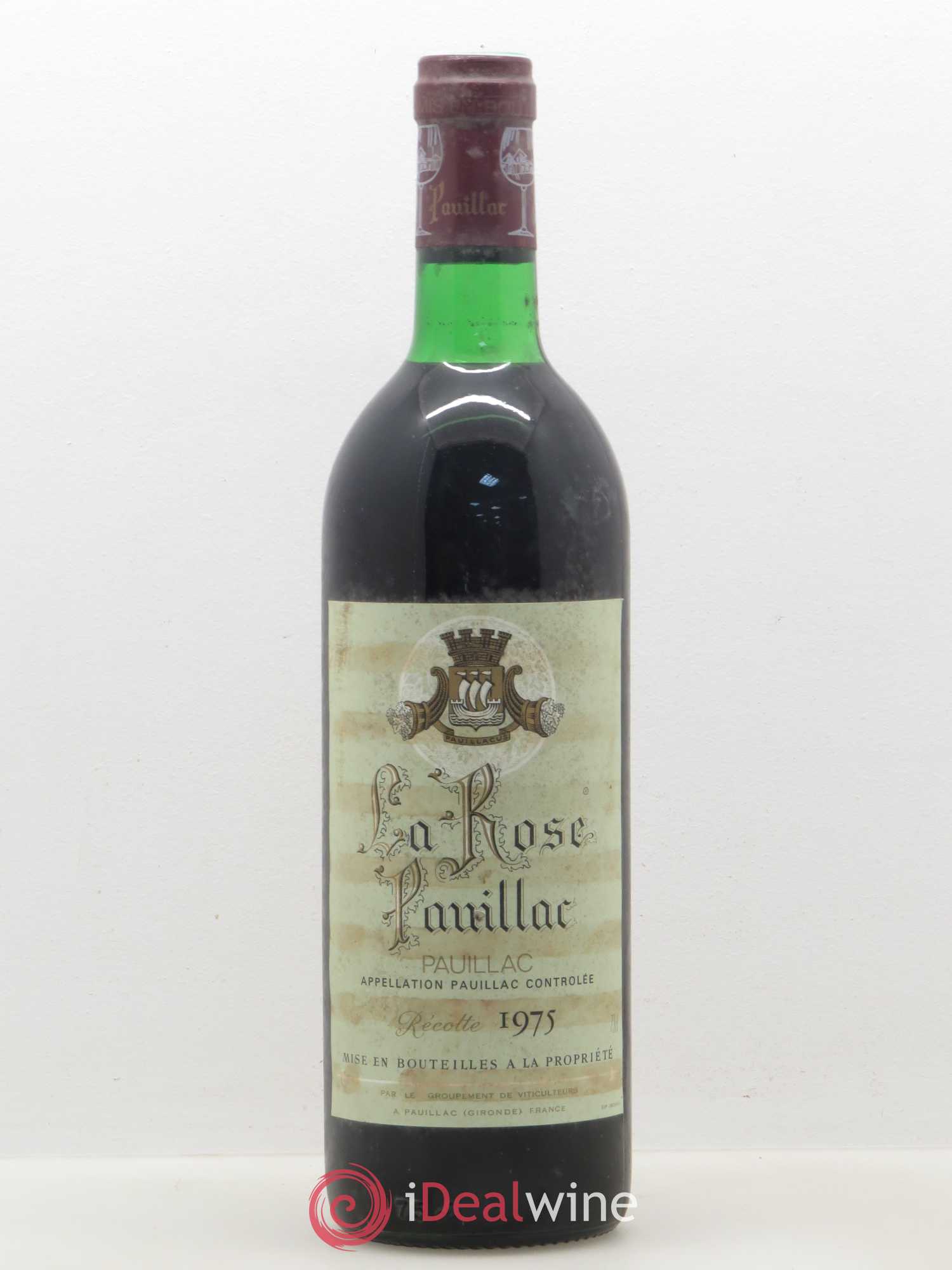 La Rose Pauillac 1975 - Lot de 1 bouteille - 0