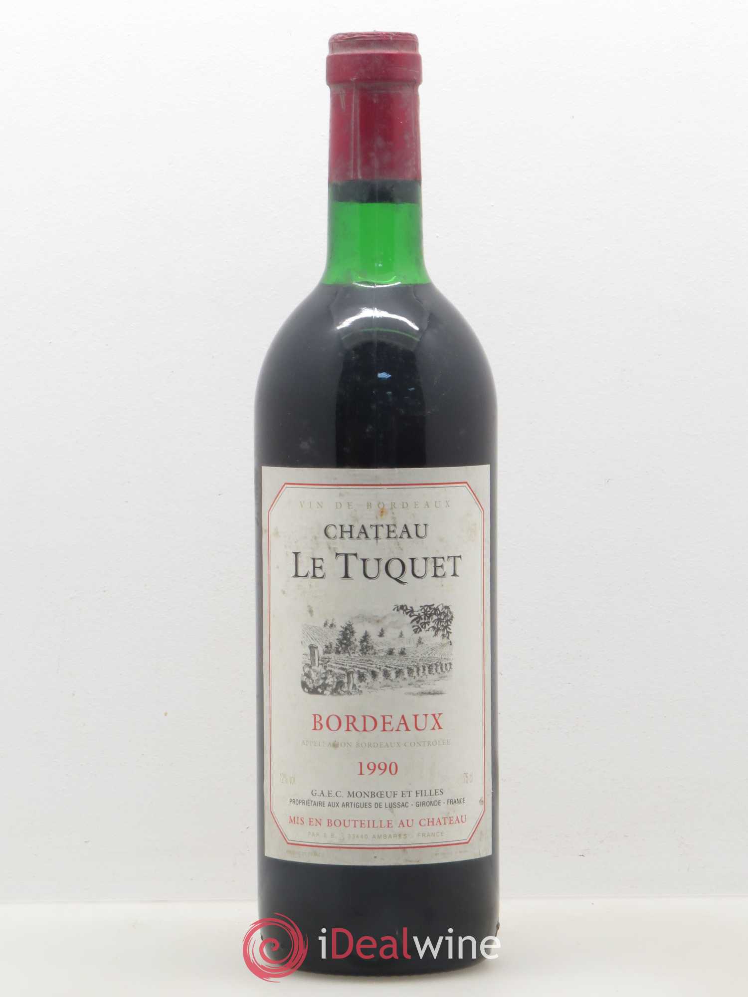 Château le Tuquet 1990 - Lot de 1 bouteille - 0
