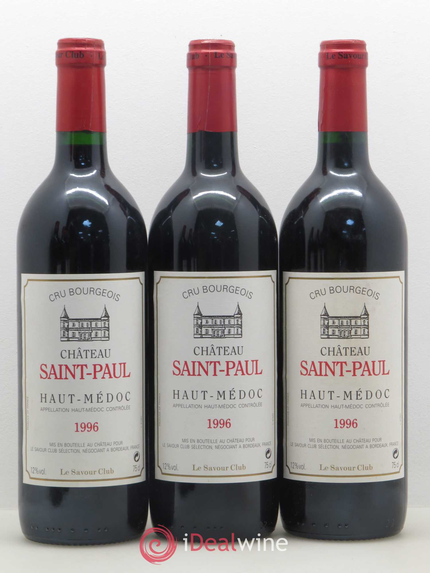 Château Saint-Paul Cru Bourgeois  (sans prix de réserve) 1996 - Lot de 6 bouteilles - 2