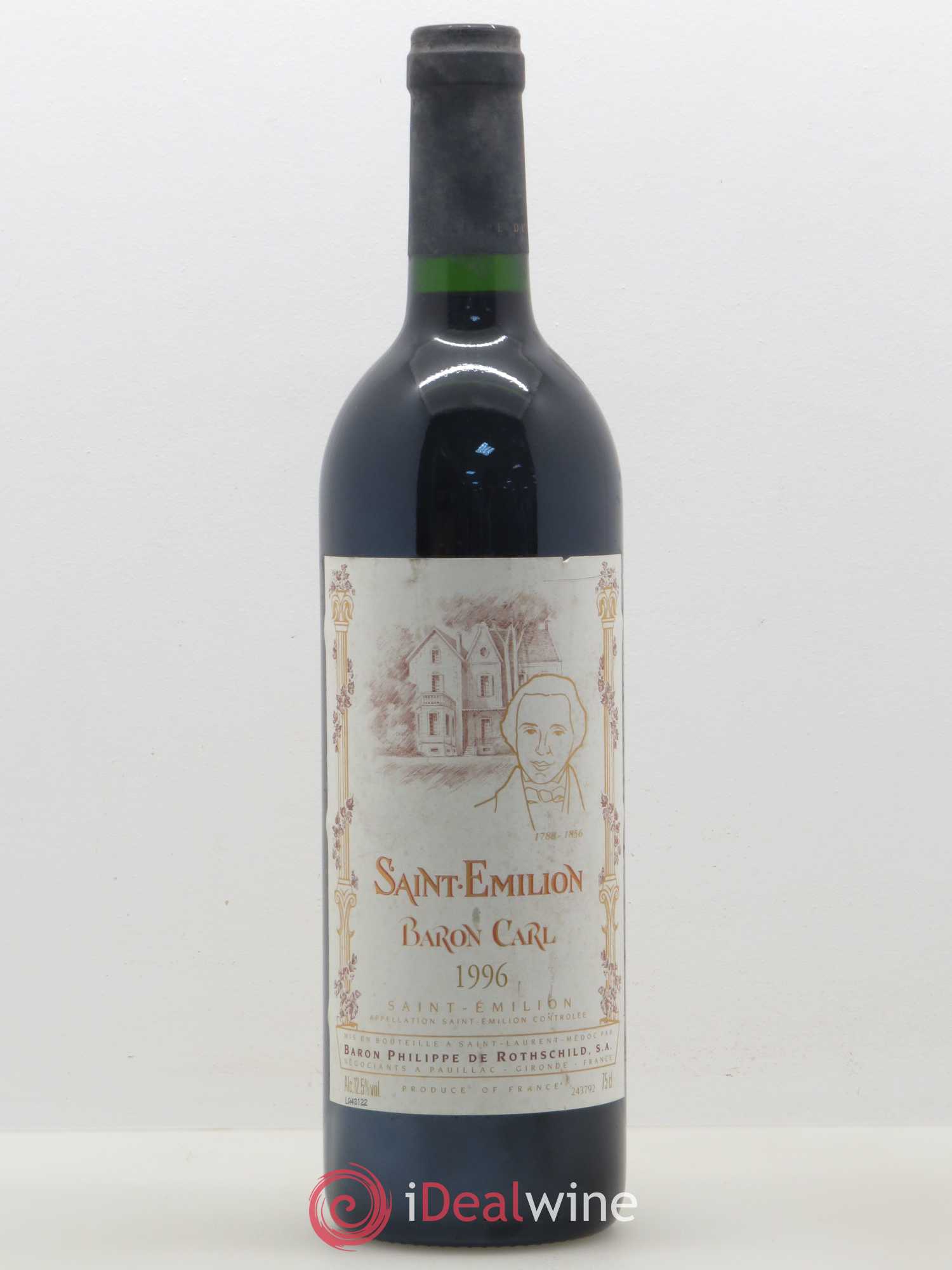 Saint-Émilion Baron Carl 1996 - Lot de 1 bouteille - 0