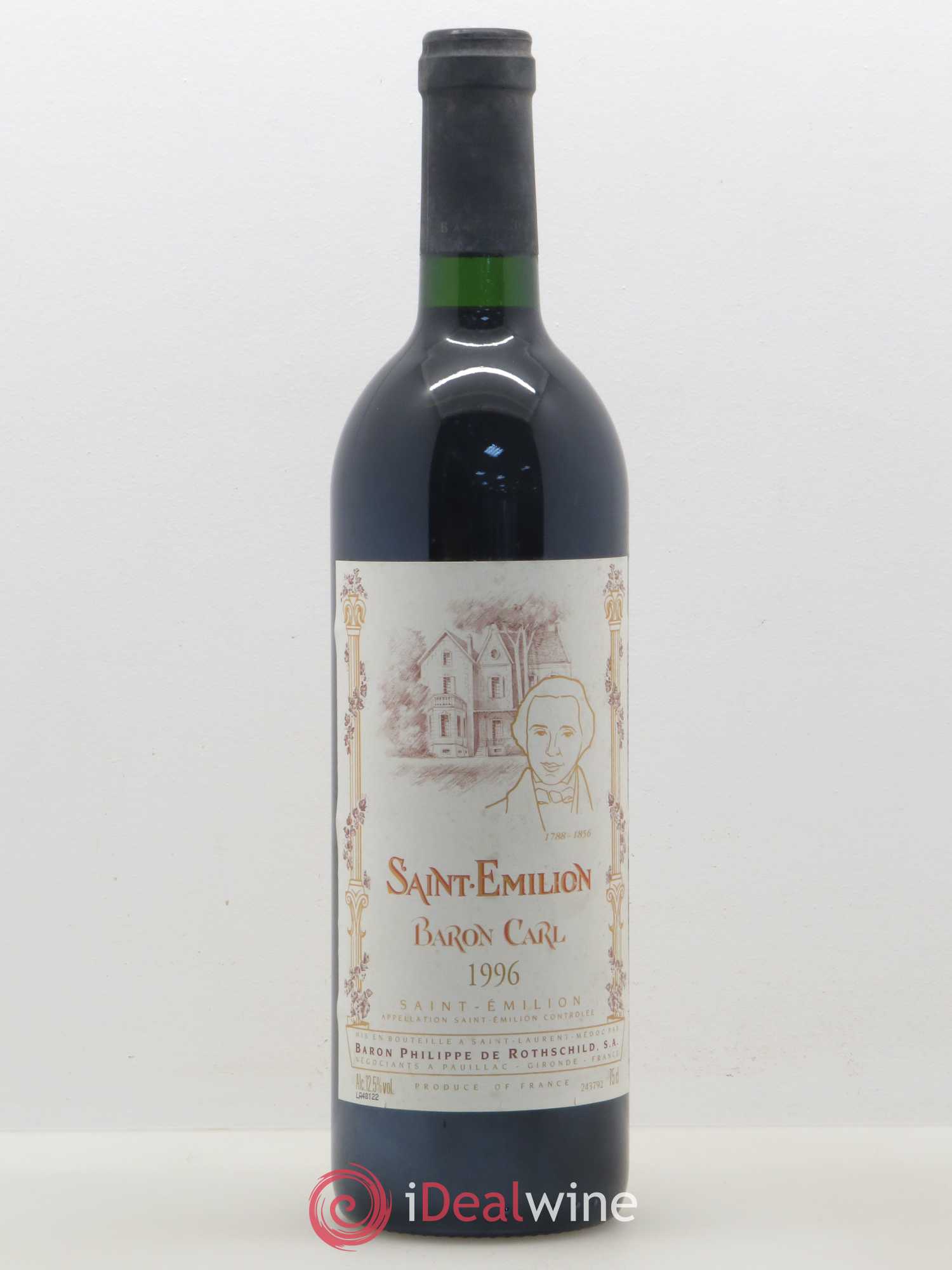 Saint-Émilion Baron Carl 1996 - Lot de 1 bouteille - 0