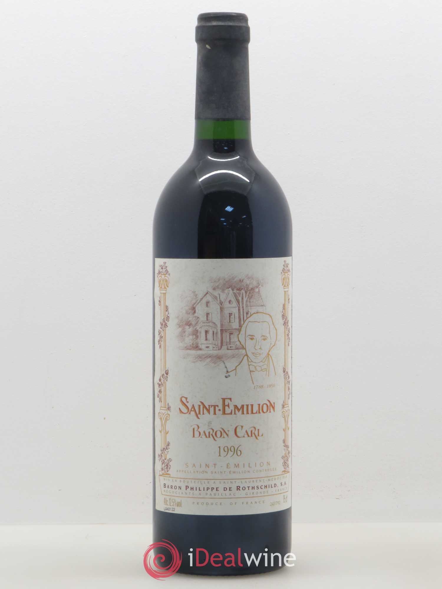 Saint-Émilion Baron Carl 1996 - Lot de 1 bouteille - 0