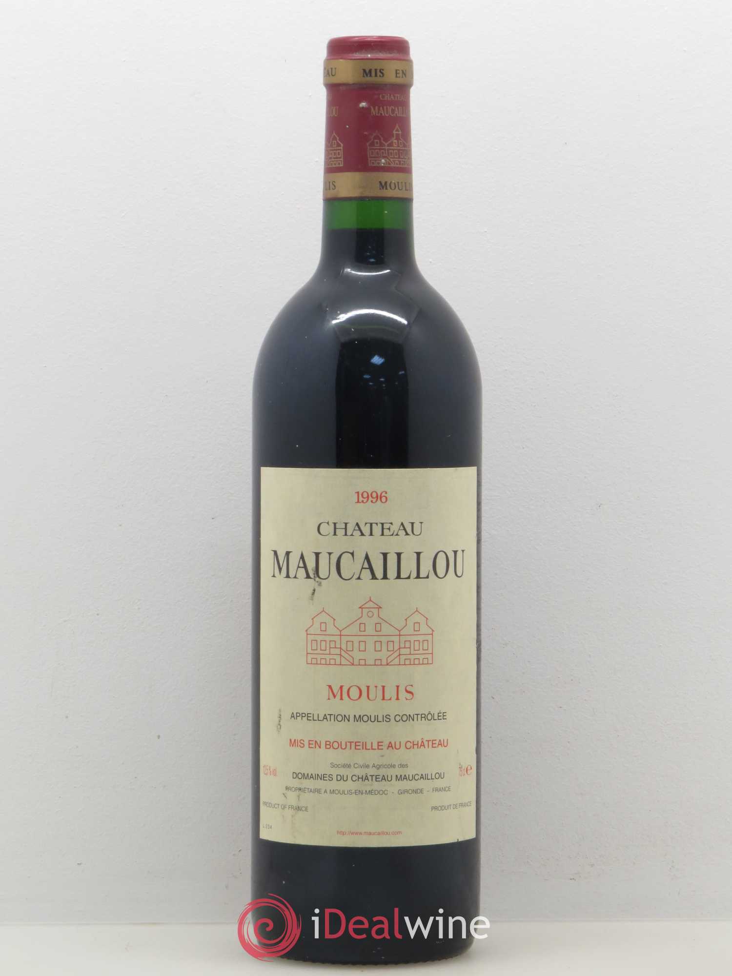 Château Maucaillou (sans prix de réserve) 1996 - Lot de 1 bouteille - 0