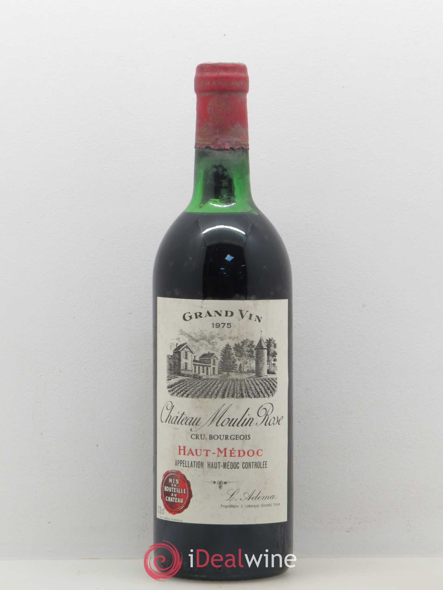 Médoc Moulin Rose 1975 - Posten von 1 Flasche - 0