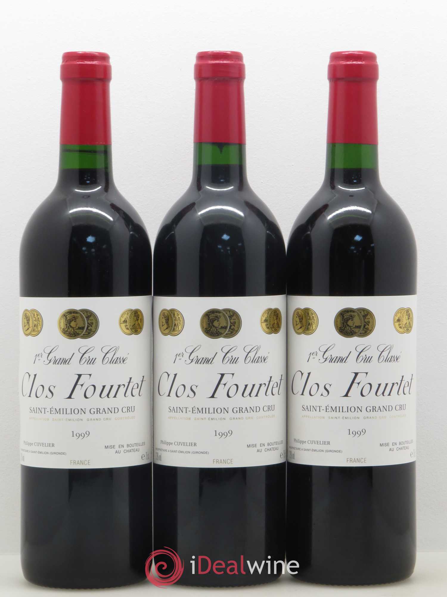 Clos Fourtet 1er Grand Cru Classé B 1999 - Lot de 12 bouteilles - 3