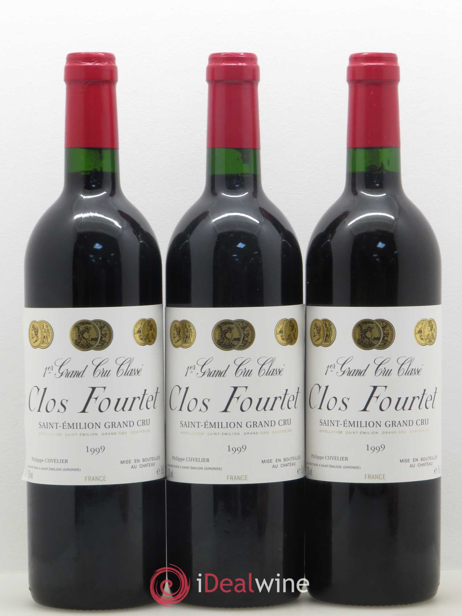 Clos Fourtet 1er Grand Cru Classé B 1999 - Lot de 12 bouteilles - 4