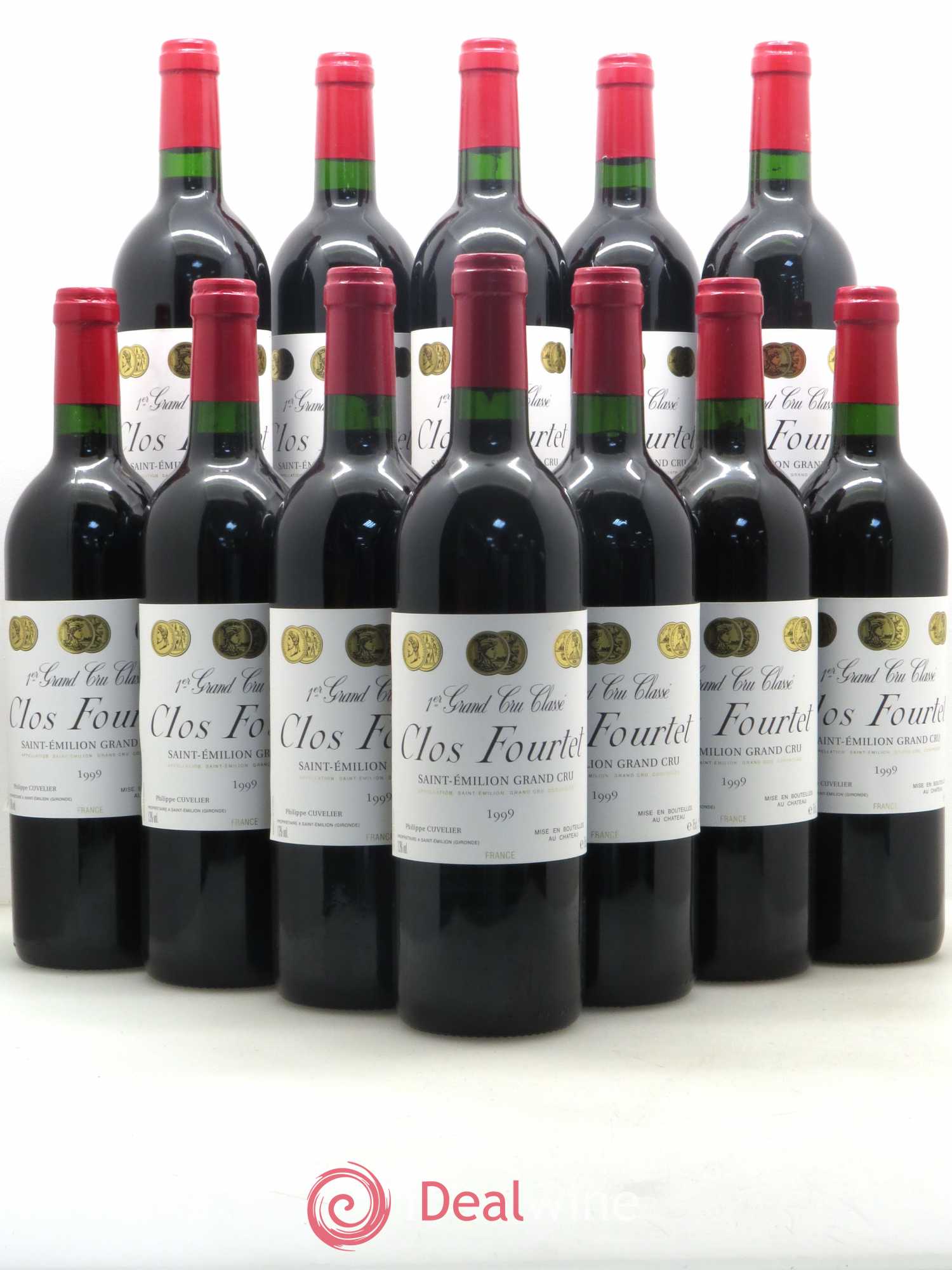 Clos Fourtet 1er Grand Cru Classé B 1999 - Lot de 12 bouteilles - 0