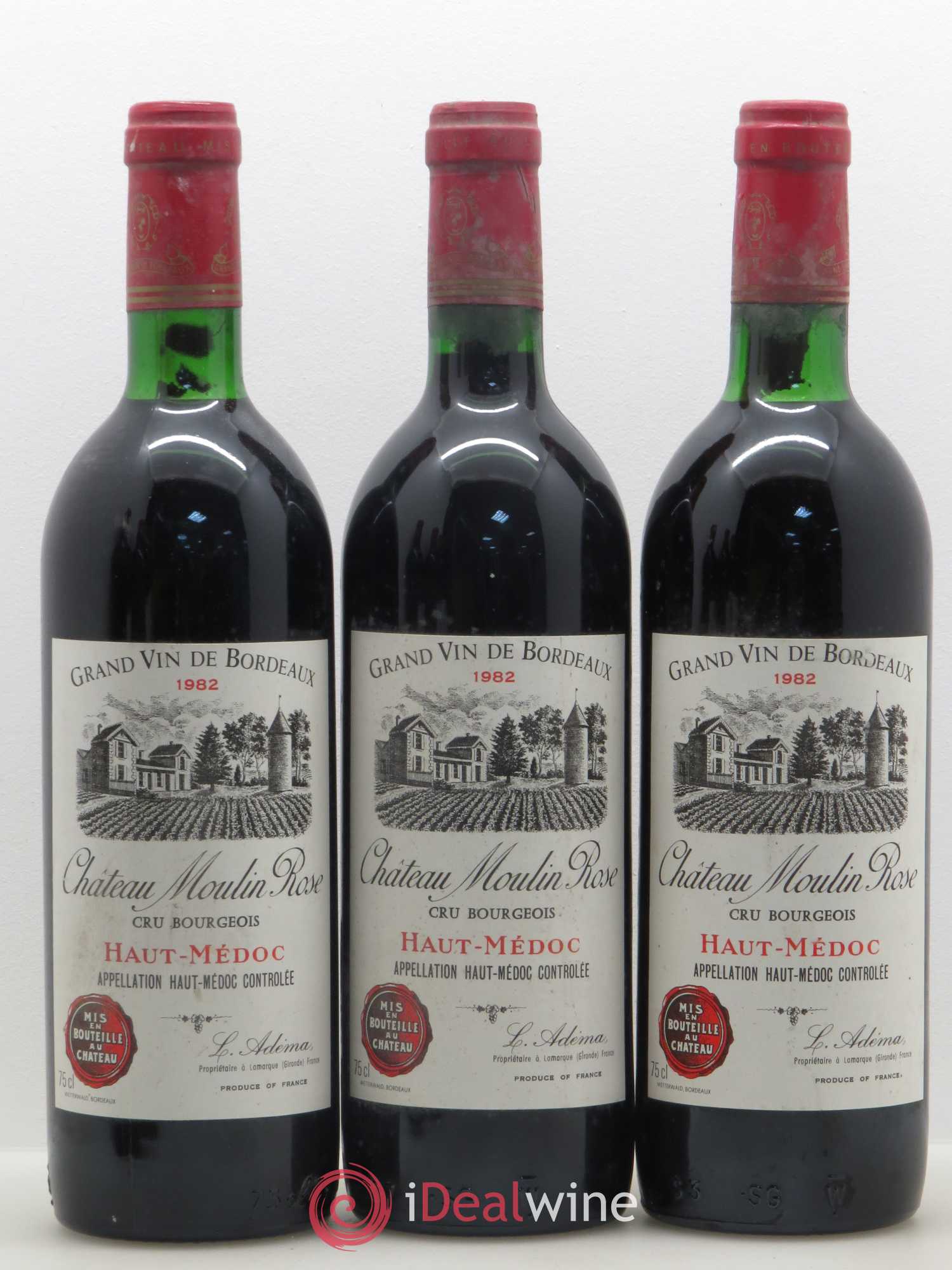 Médoc Moulin Rose (sans prix de réserve) 1982 - Posten von 6 Flaschen - 2