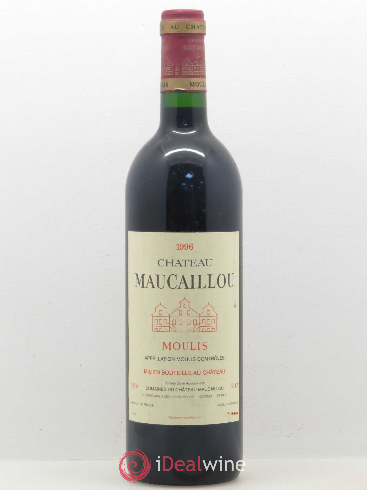 Château Maucaillou (sans prix de réserve) 1996 - Lot de 1 bouteille - 0