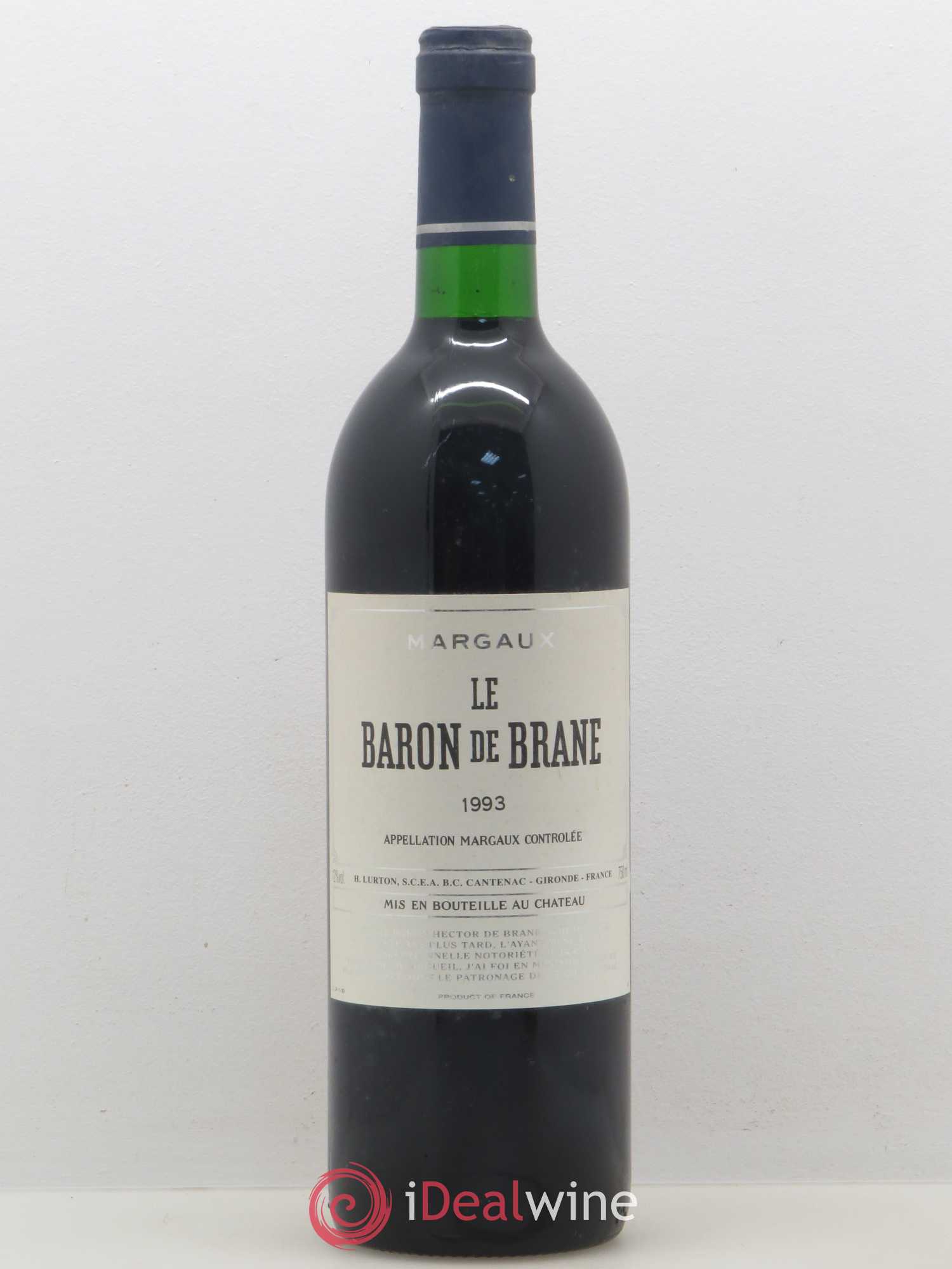 Baron de Brane Second Vin 1993 - Lot de 1 bouteille - 0