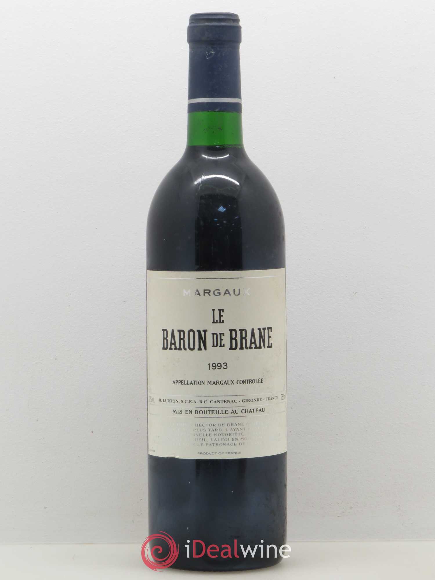 Baron de Brane Second Vin 1993 - Lot de 1 bouteille - 0