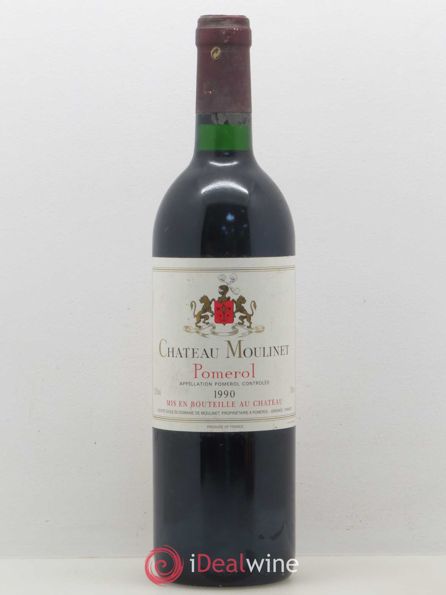 Château Moulinet 1990 - Lot de 1 bouteille - 0