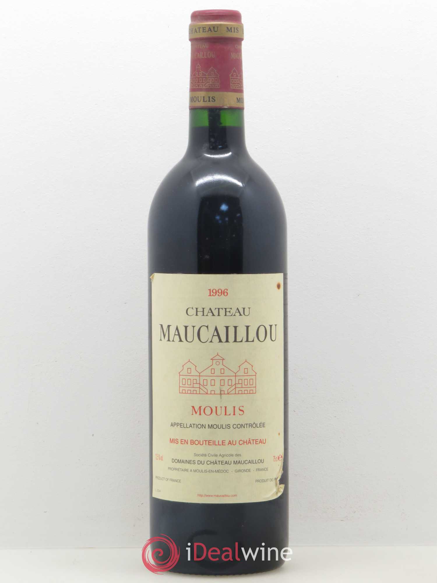 Château Maucaillou (sans prix de réserve) 1996 - Lot de 1 bouteille - 0