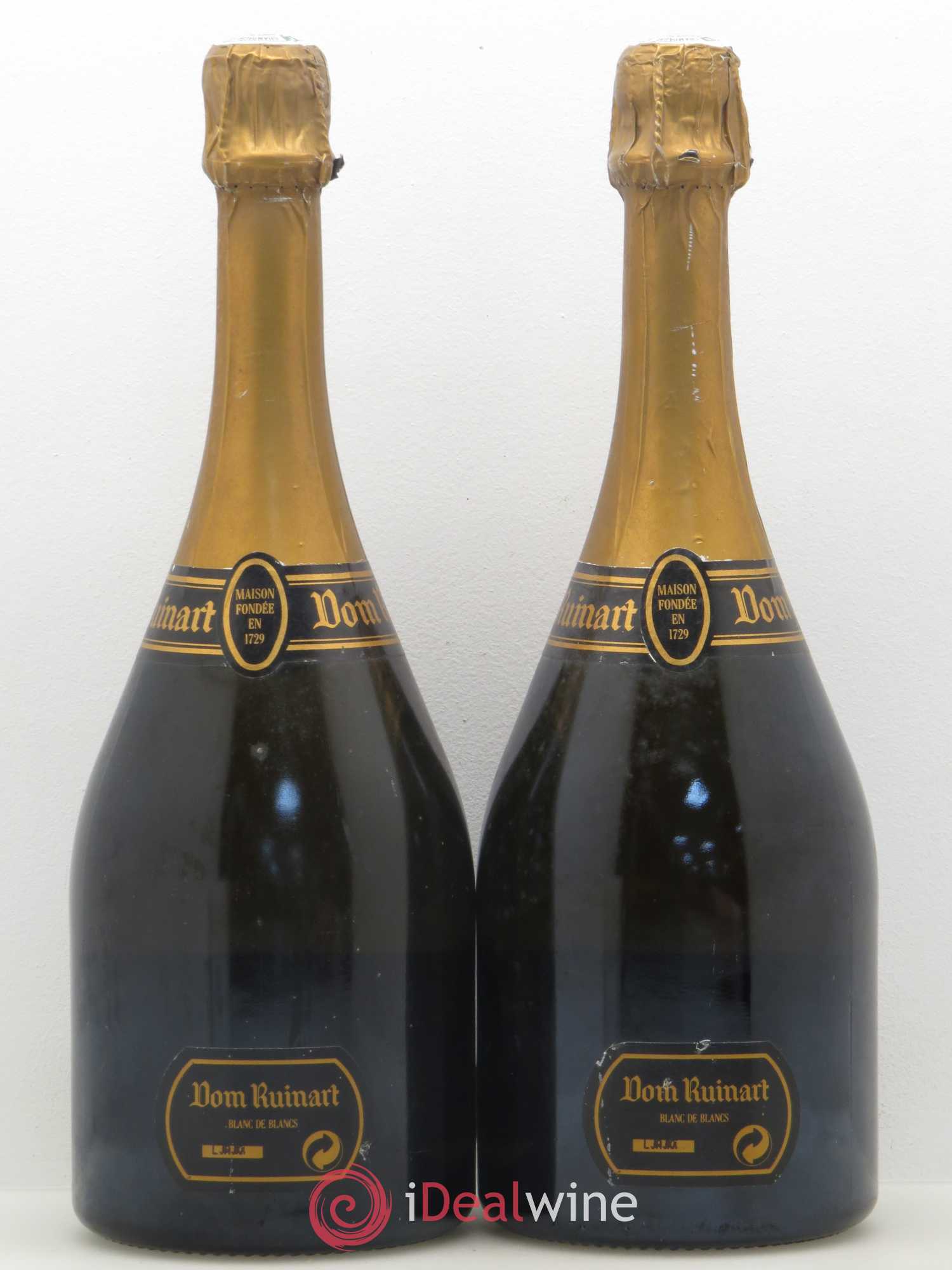 Dom Ruinart Brut Ruinart 1990 - Lot de 2 bouteilles - 1