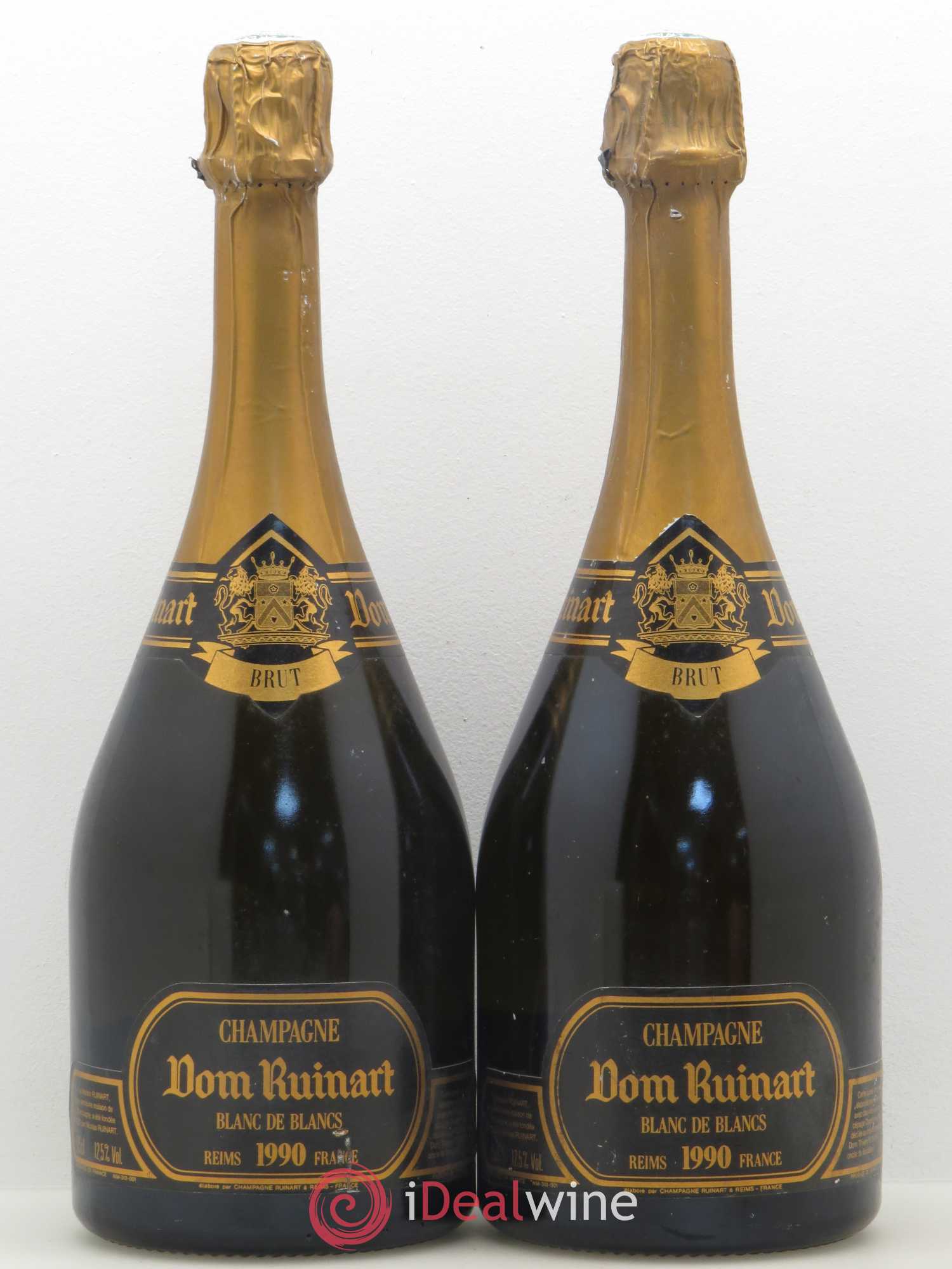 Dom Ruinart Brut Ruinart 1990 - Lot de 2 bouteilles - 0