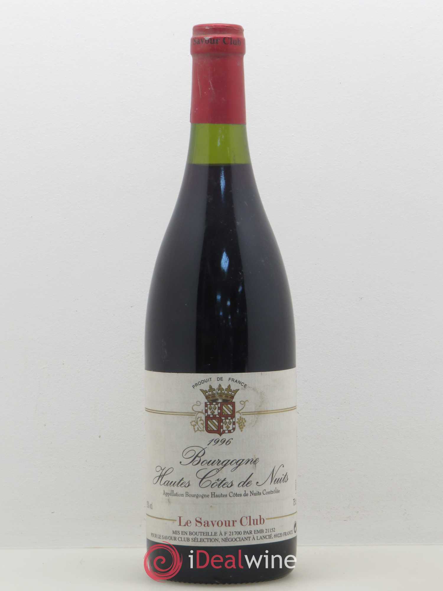 Hautes-Côtes de Nuits Savour Club 1996 - Lot de 1 bouteille - 0