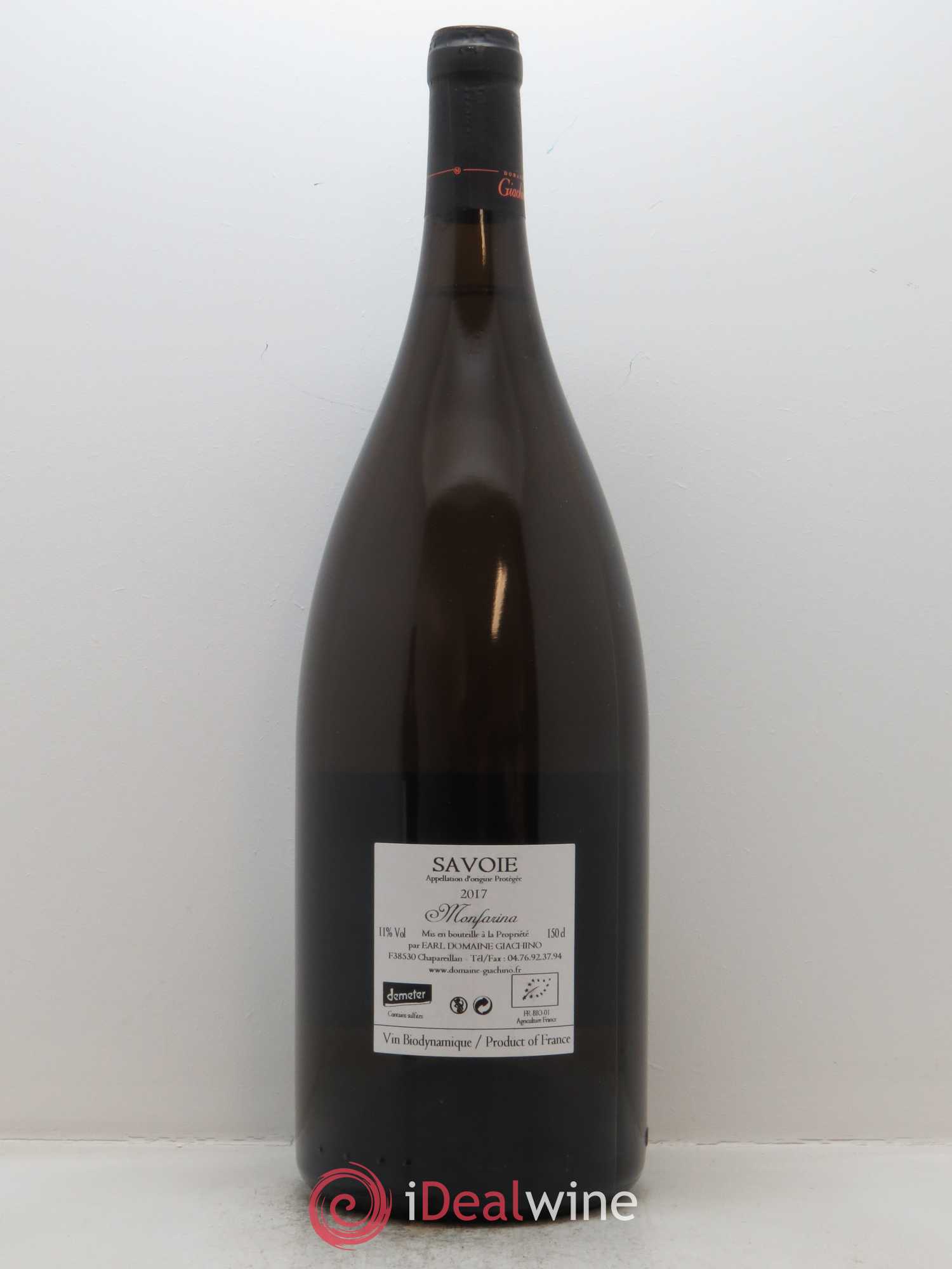 Vin de Savoie Monfarina Giachino 2017 - Lot de 1 magnum - 1