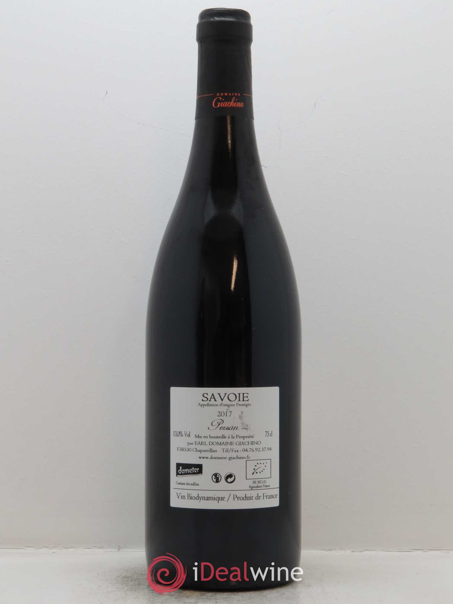 Vin de Savoie Persan Giachino 2017 - Lot de 1 bouteille - 1
