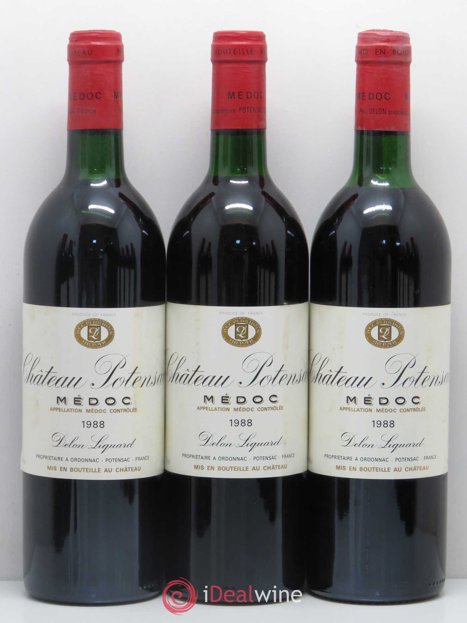 Château Potensac 1988 - Lot de 12 bouteilles - 2