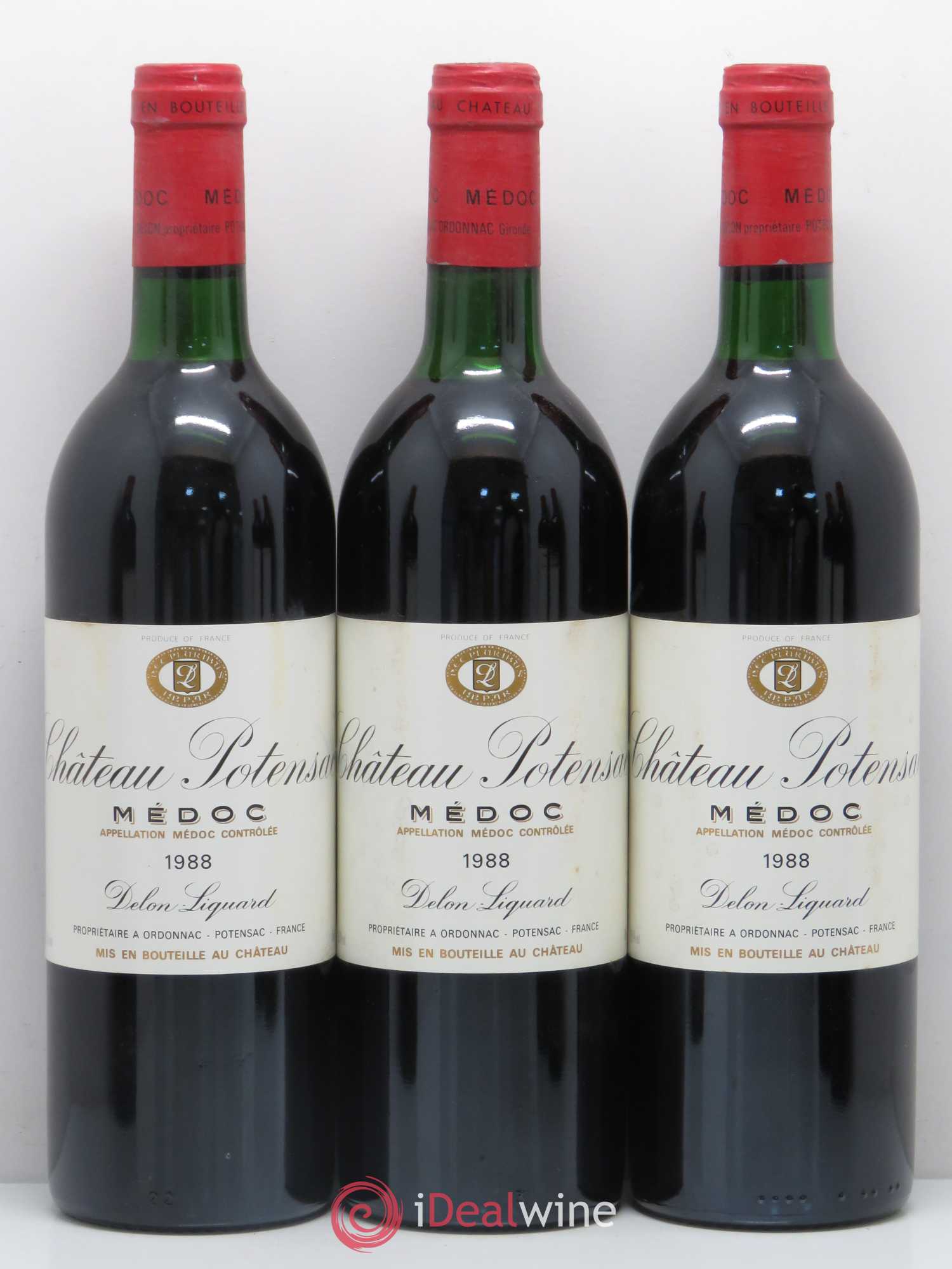 Château Potensac 1988 - Lot de 12 bouteilles - 3