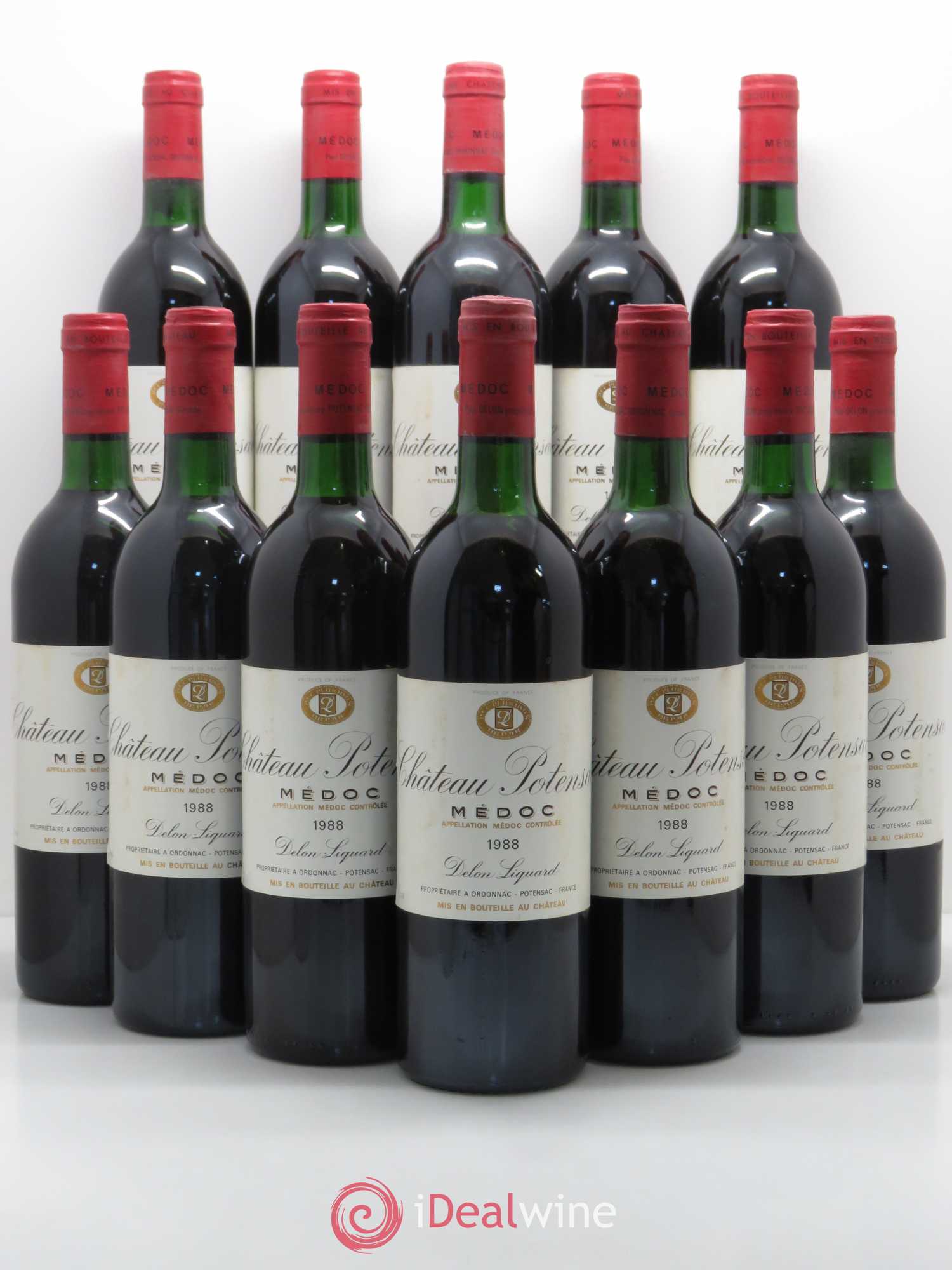 Château Potensac 1988 - Lot de 12 bouteilles - 0