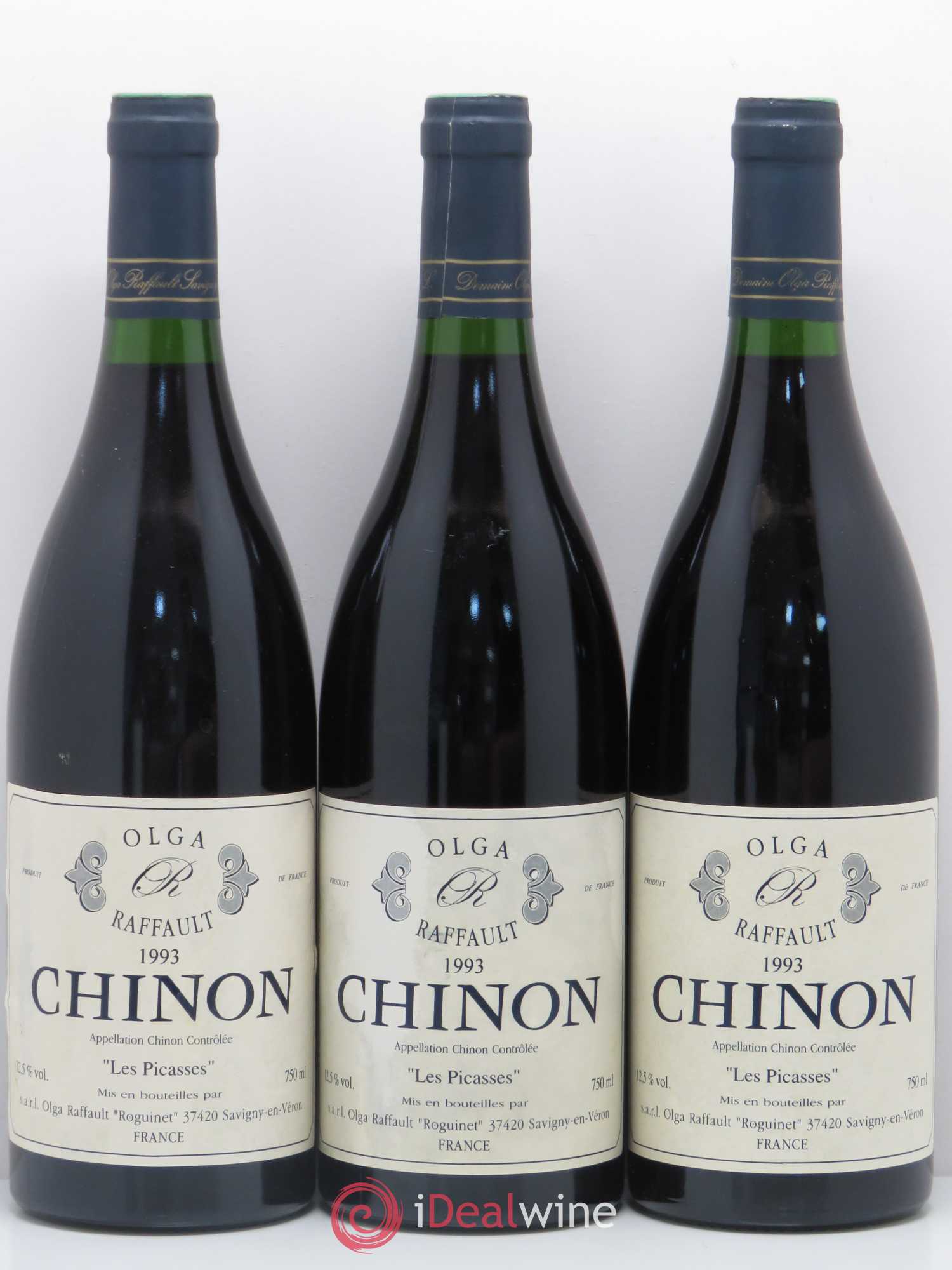 Chinon Les Picasses Olga Raffault 1993 - Lot de 6 bouteilles - 2