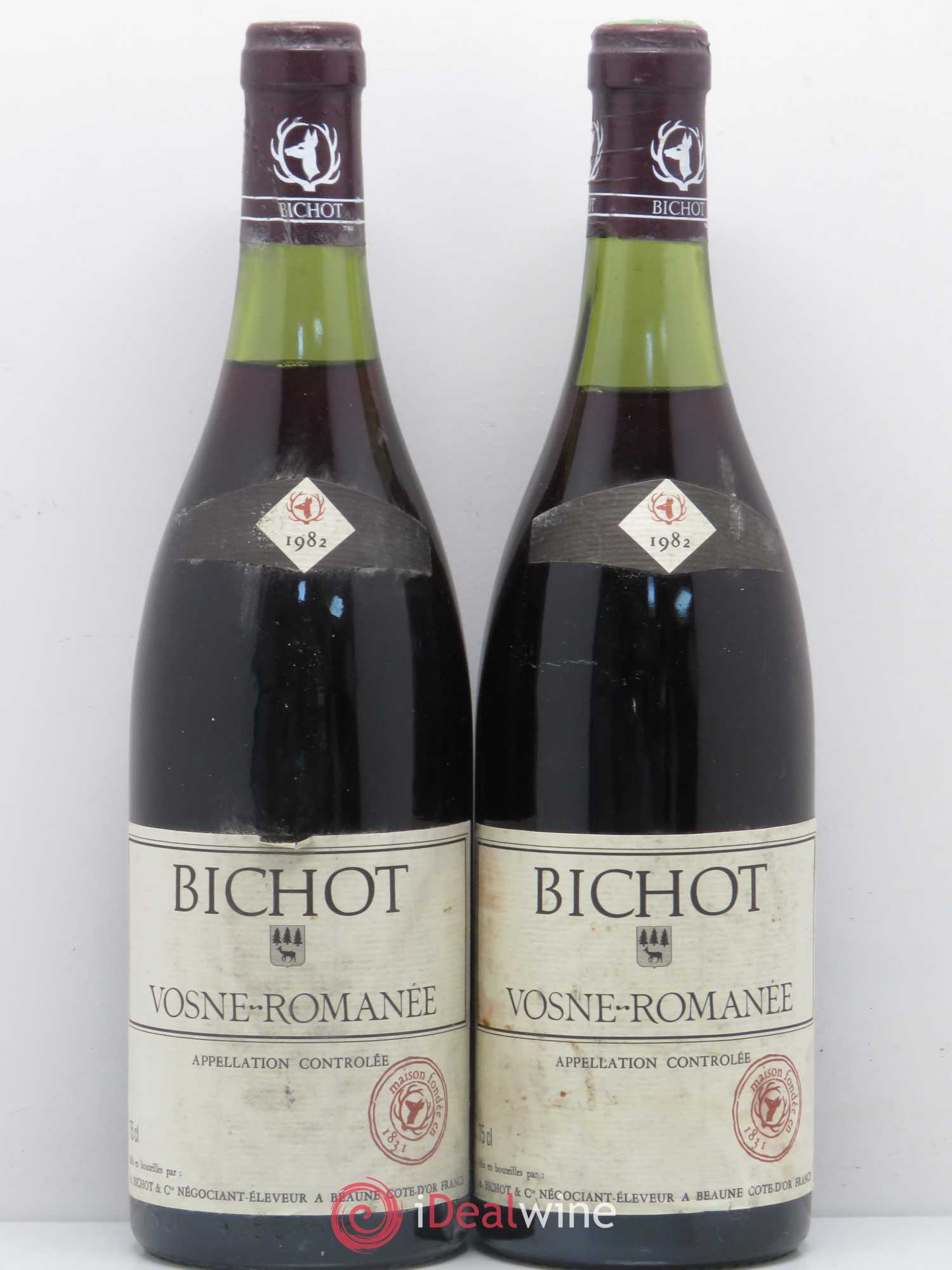 Vosne-Romanée 1982 - Lot de 2 bouteilles - 0