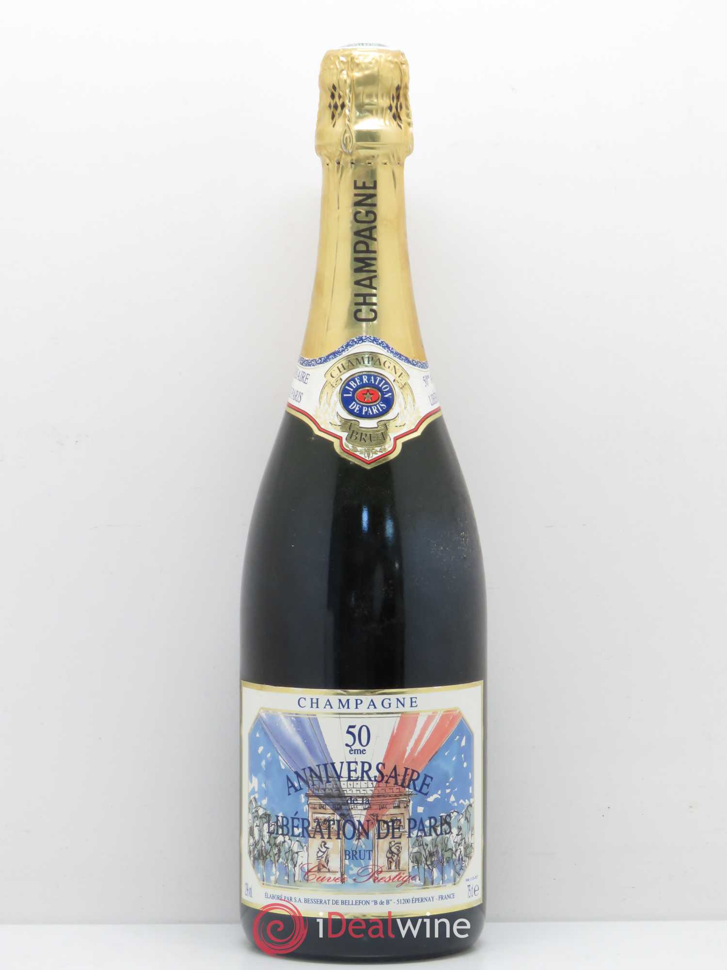 Grande Tradition Brut Besserat de Bellefon 50eme anniversaire libération de Paris cuvée prestige - Lot de 1 bouteille - 0