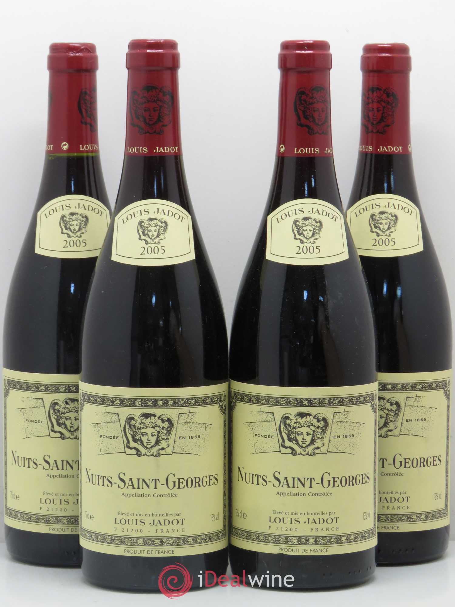 Nuits-Saint-Georges Domaine Louis Jadot 2005 - Lot de 4 bouteilles - 0