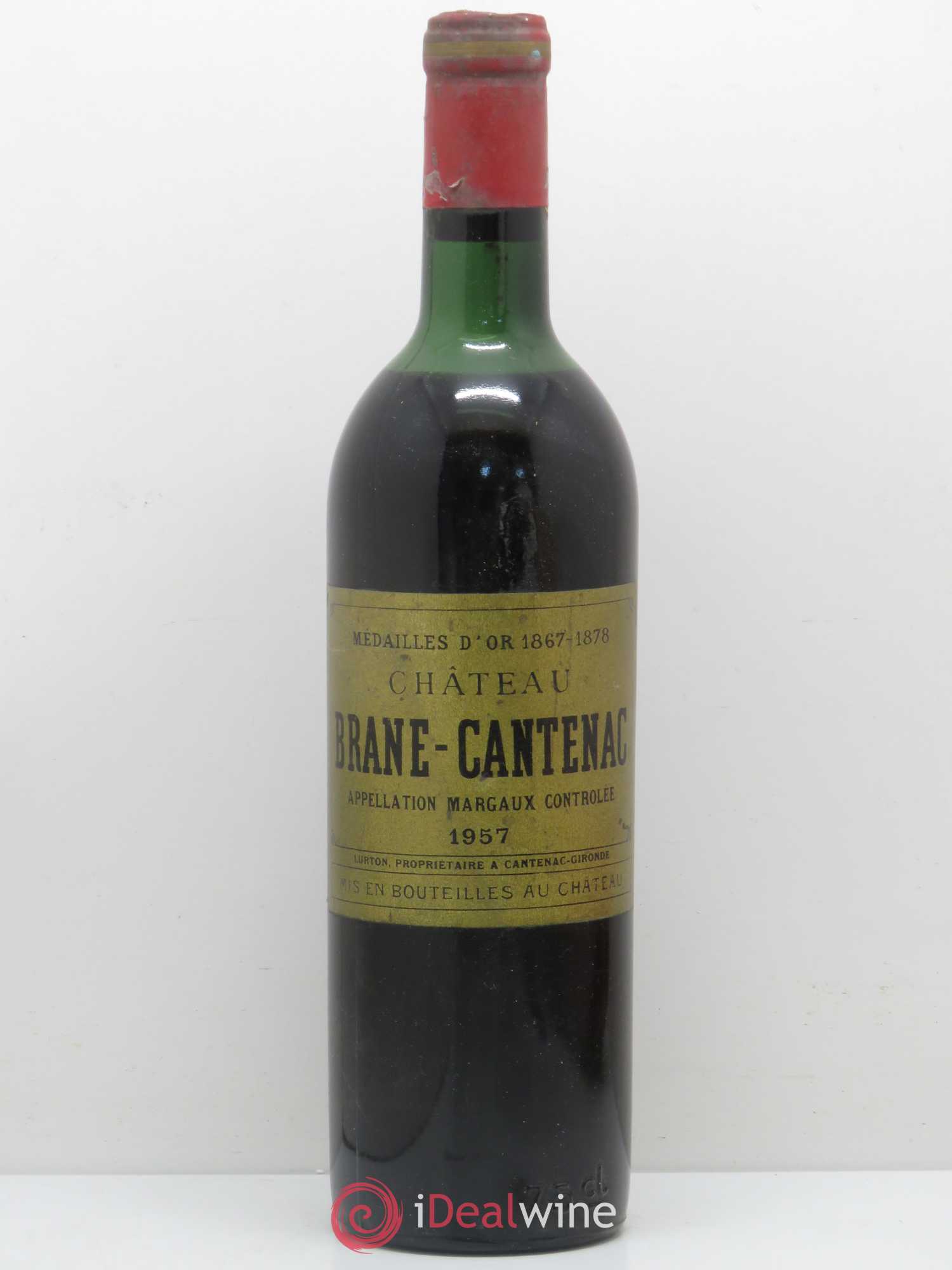 Château Brane Cantenac 2ème Grand Cru Classé (sans prix de réserve) 1957 - Lot de 1 bouteille - 0