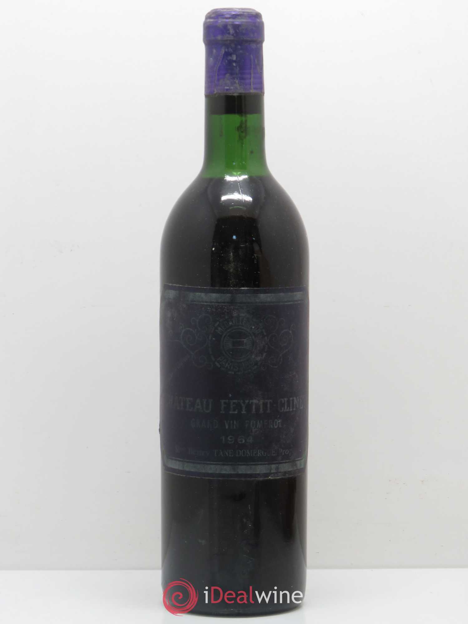 Château Feytit-Clinet 1964 - Lot de 1 bouteille - 0