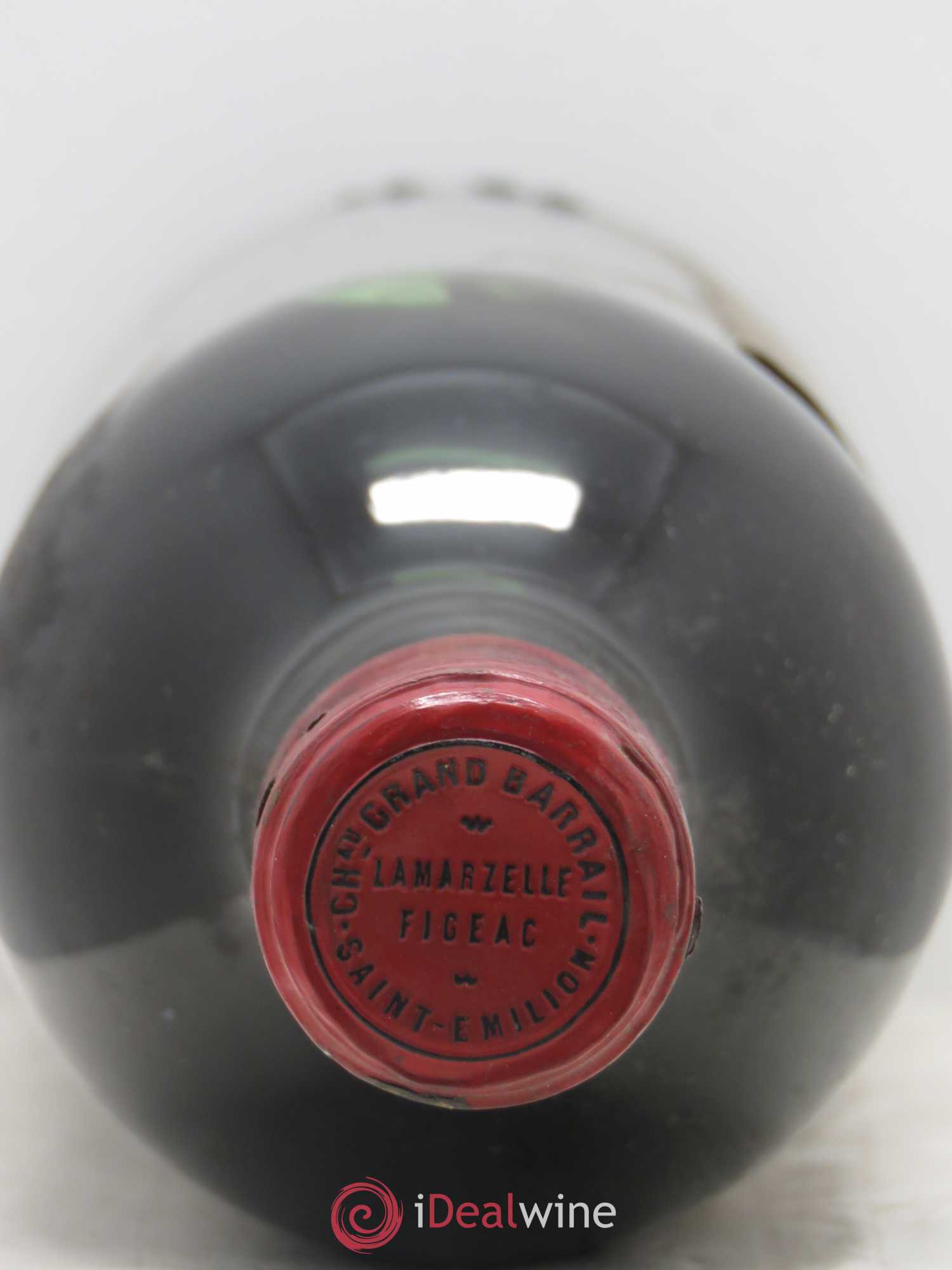 Château Grand Barrail Lamarzelle Figeac Grand Cru Classé 1964 - Lot de 1 bouteille - 1
