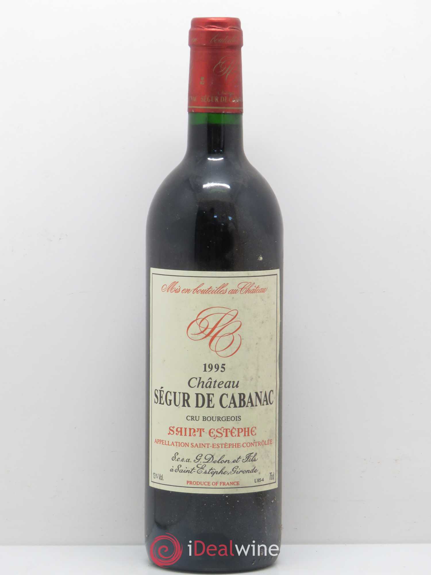 Château Ségur de Cabanac Cru Bourgeois 1995 - Lot de 1 bouteille - 0