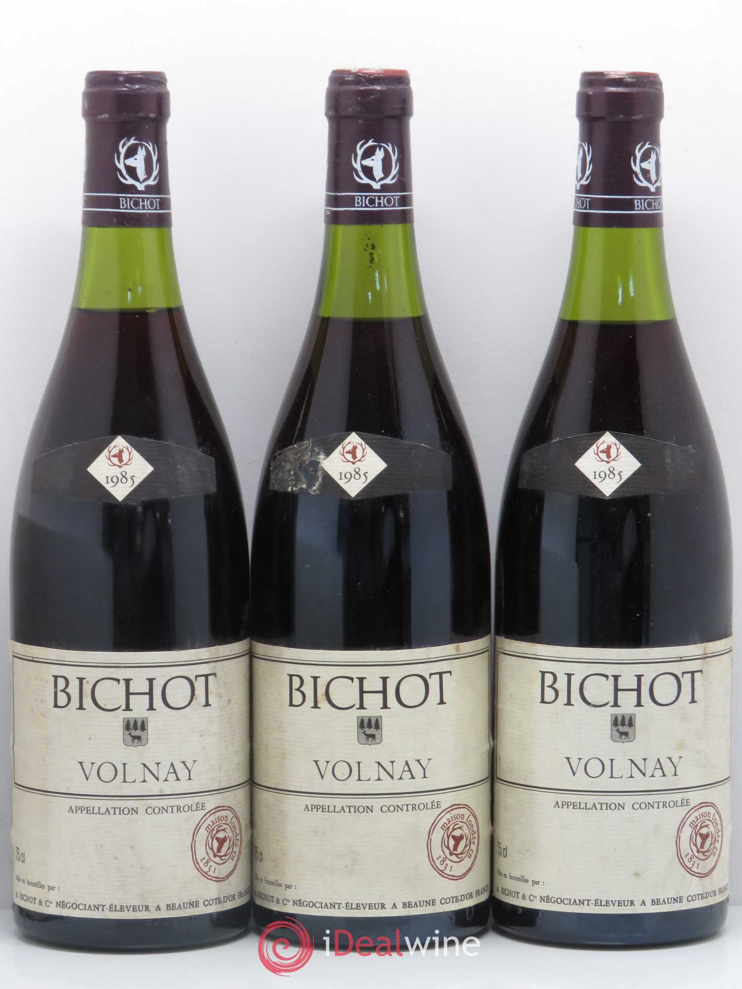 Volnay Bichot 1985 - Lot de 3 bouteilles - 0
