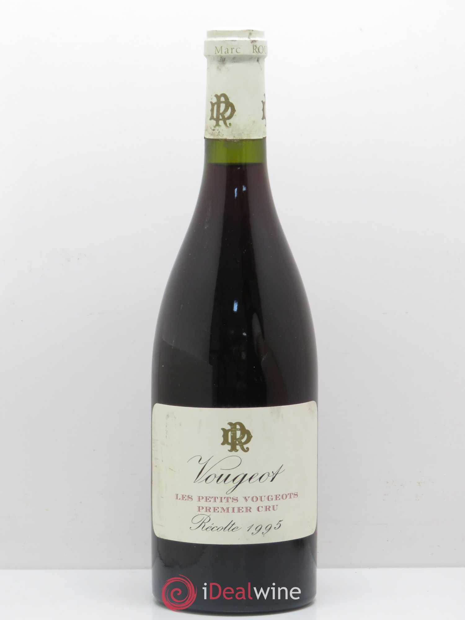 Vougeot 1er Cru Les Petits Vougeot Domaine Rougeot Dupin 1995 - Posten von 1 Flasche - 0
