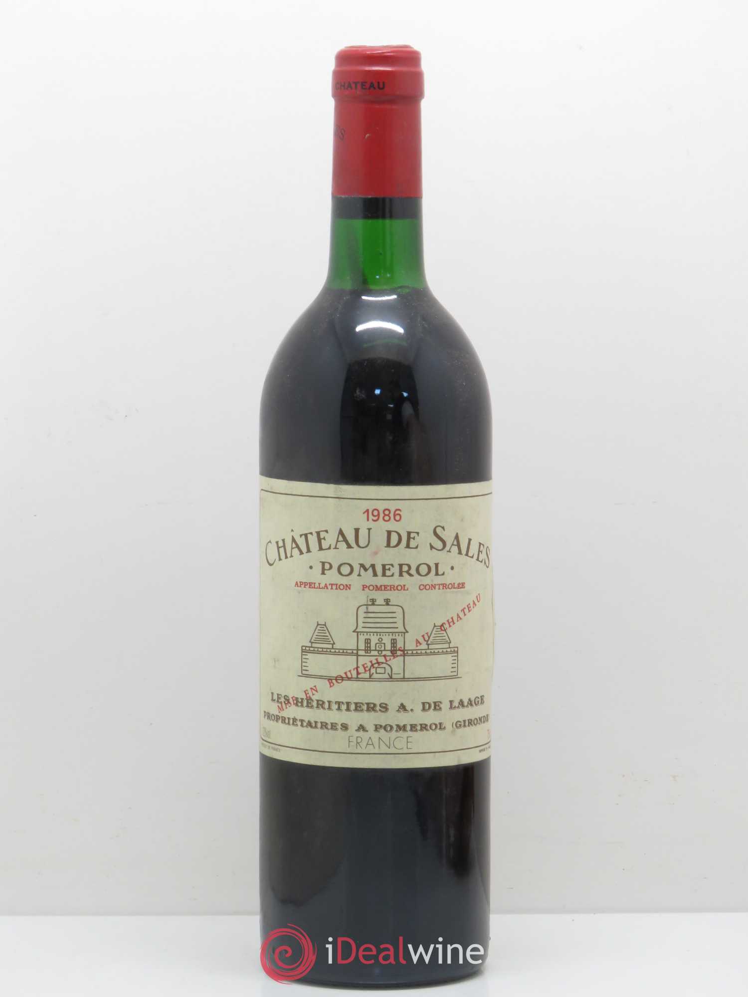 Château de Sales 1986 - Posten von 1 Flasche - 0