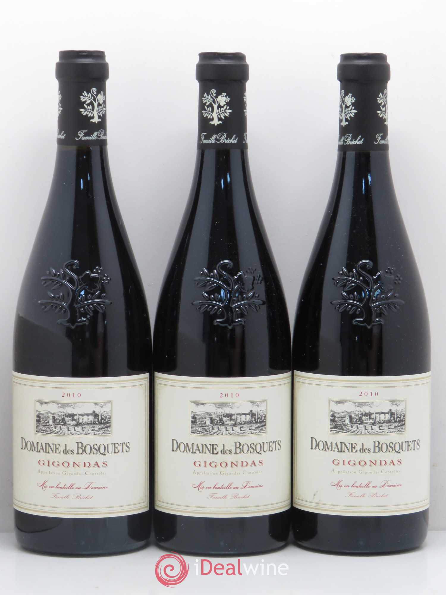 Gigondas Domaine des Bosquets (sans prix de réserve) 2010 - Posten von 3 Flaschen - 0