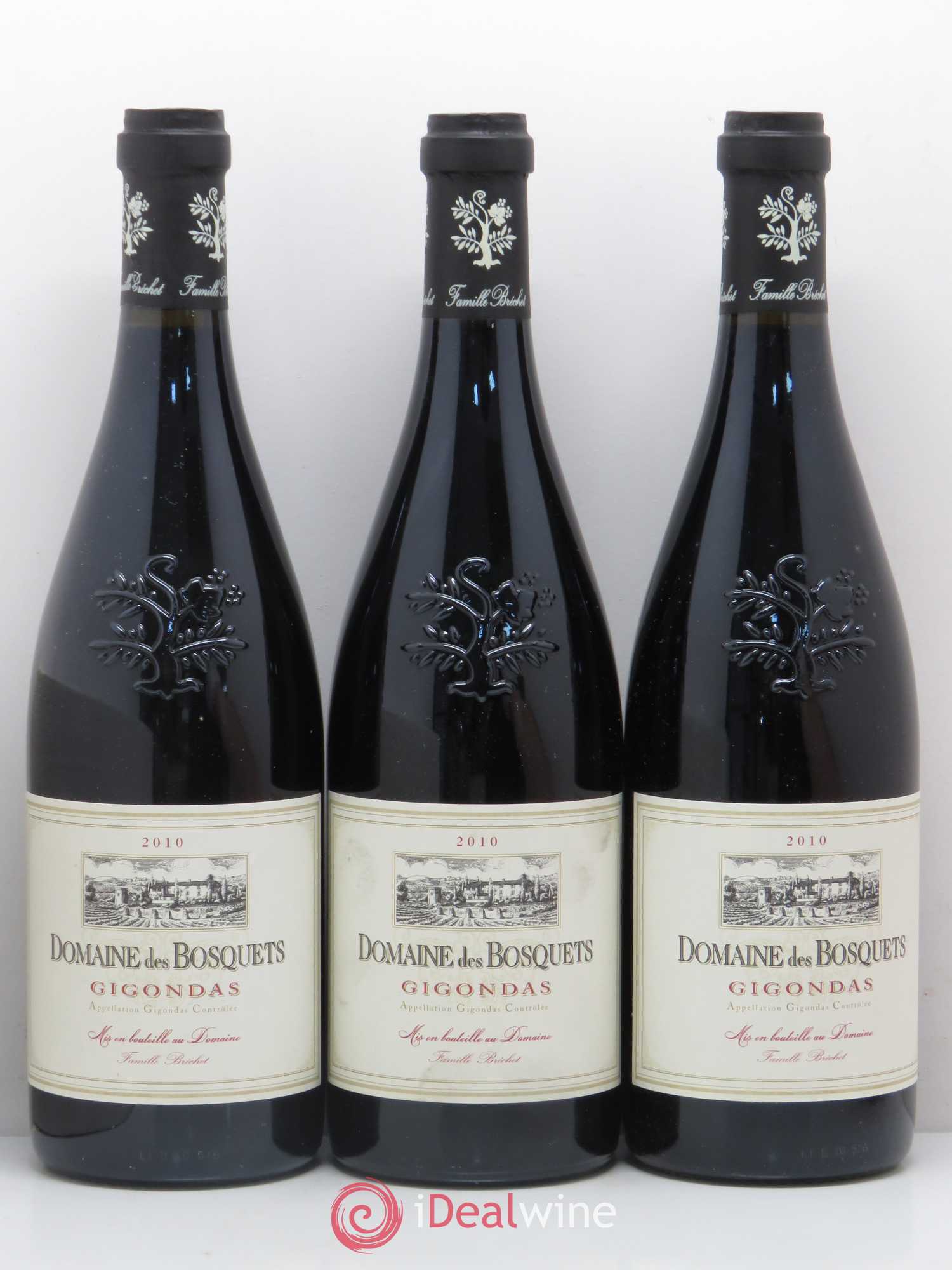 Gigondas Domaine des Bosquets 2010 - Lot de 3 bouteilles - 0