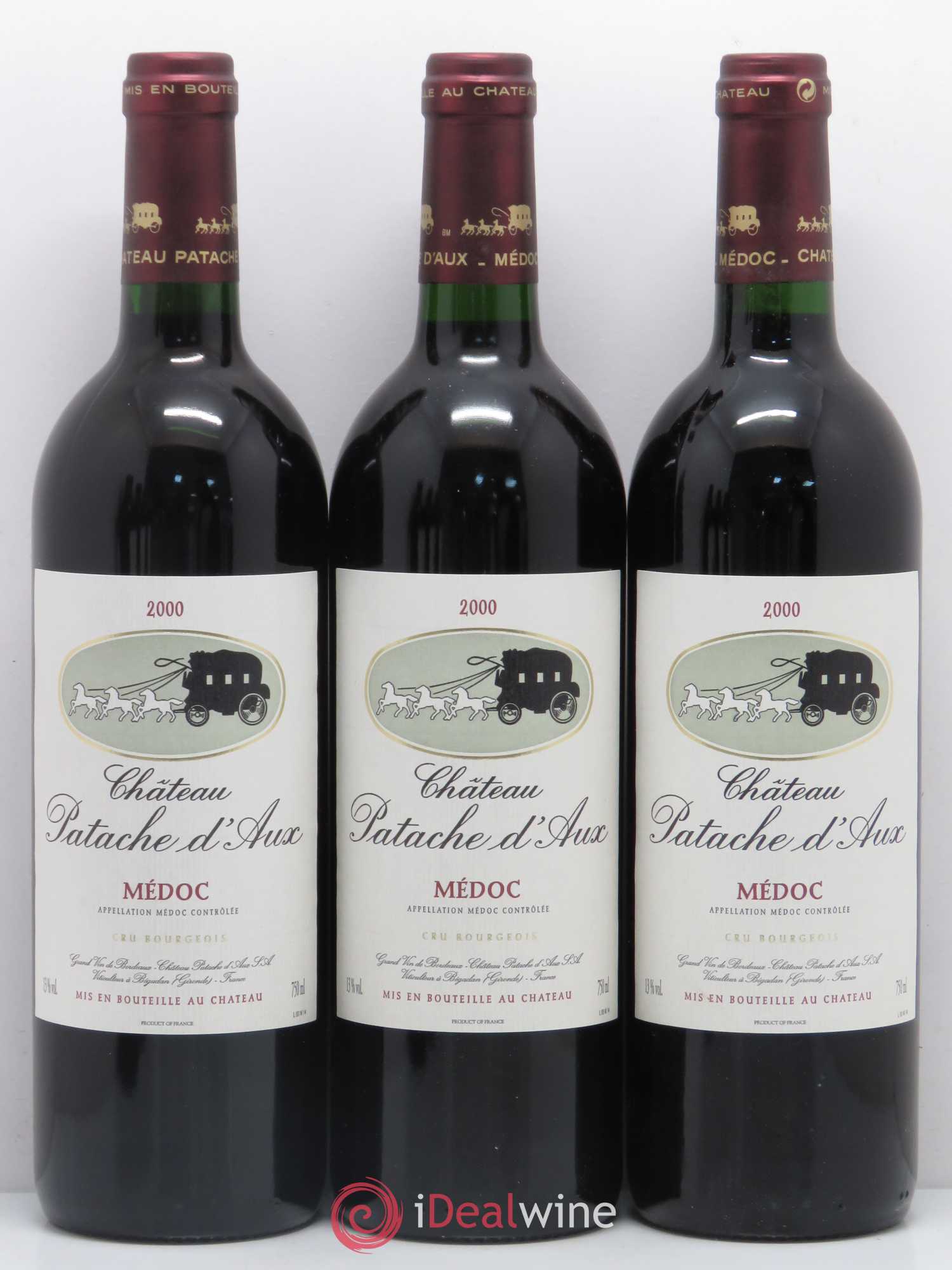 Château Patache d'Aux Cru Bourgeois (sans prix de réserve) 2000 - Lot de 12 bouteilles - 3