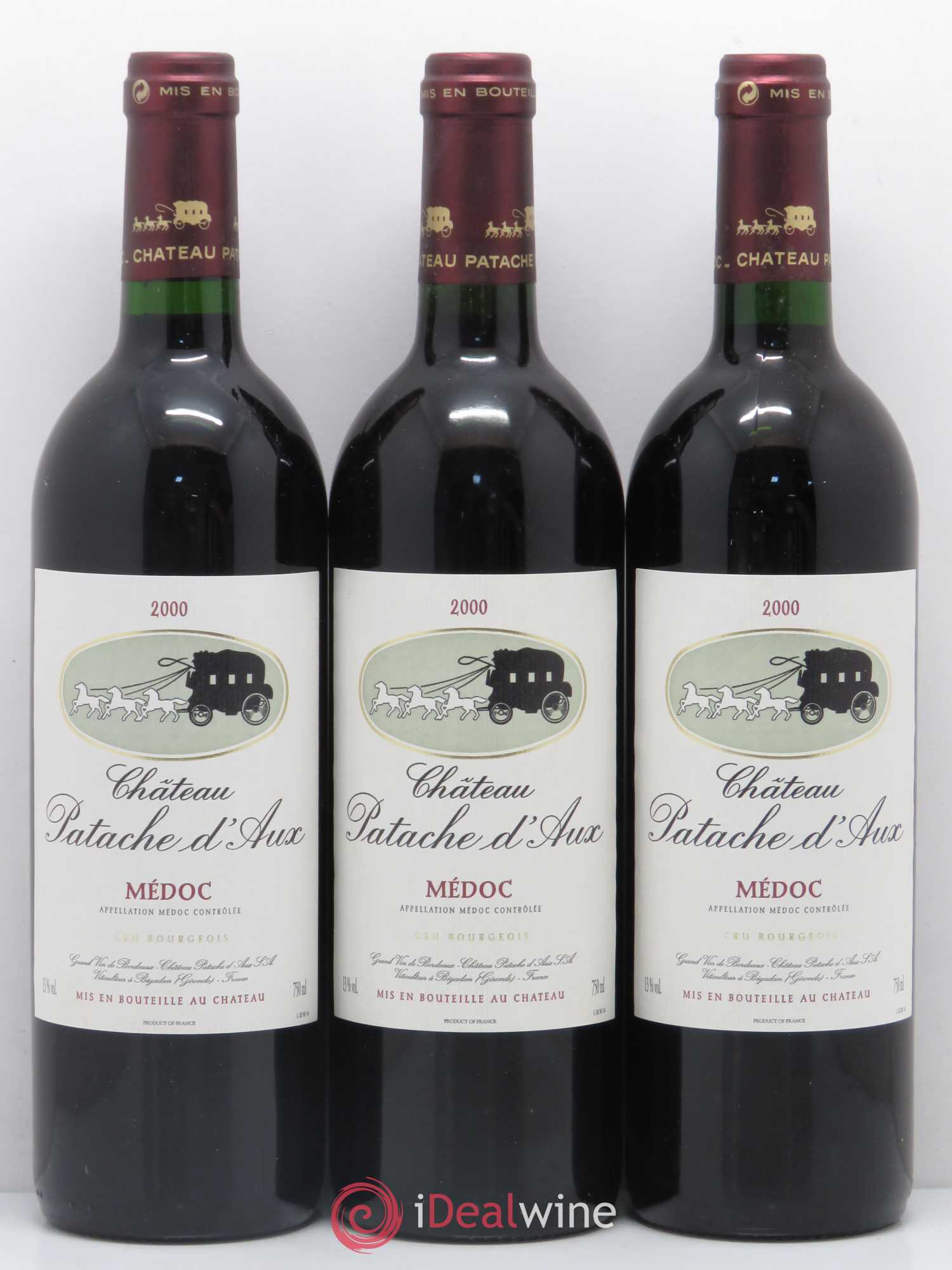 Château Patache d'Aux Cru Bourgeois (sans prix de réserve) 2000 - Lot de 12 bouteilles - 4