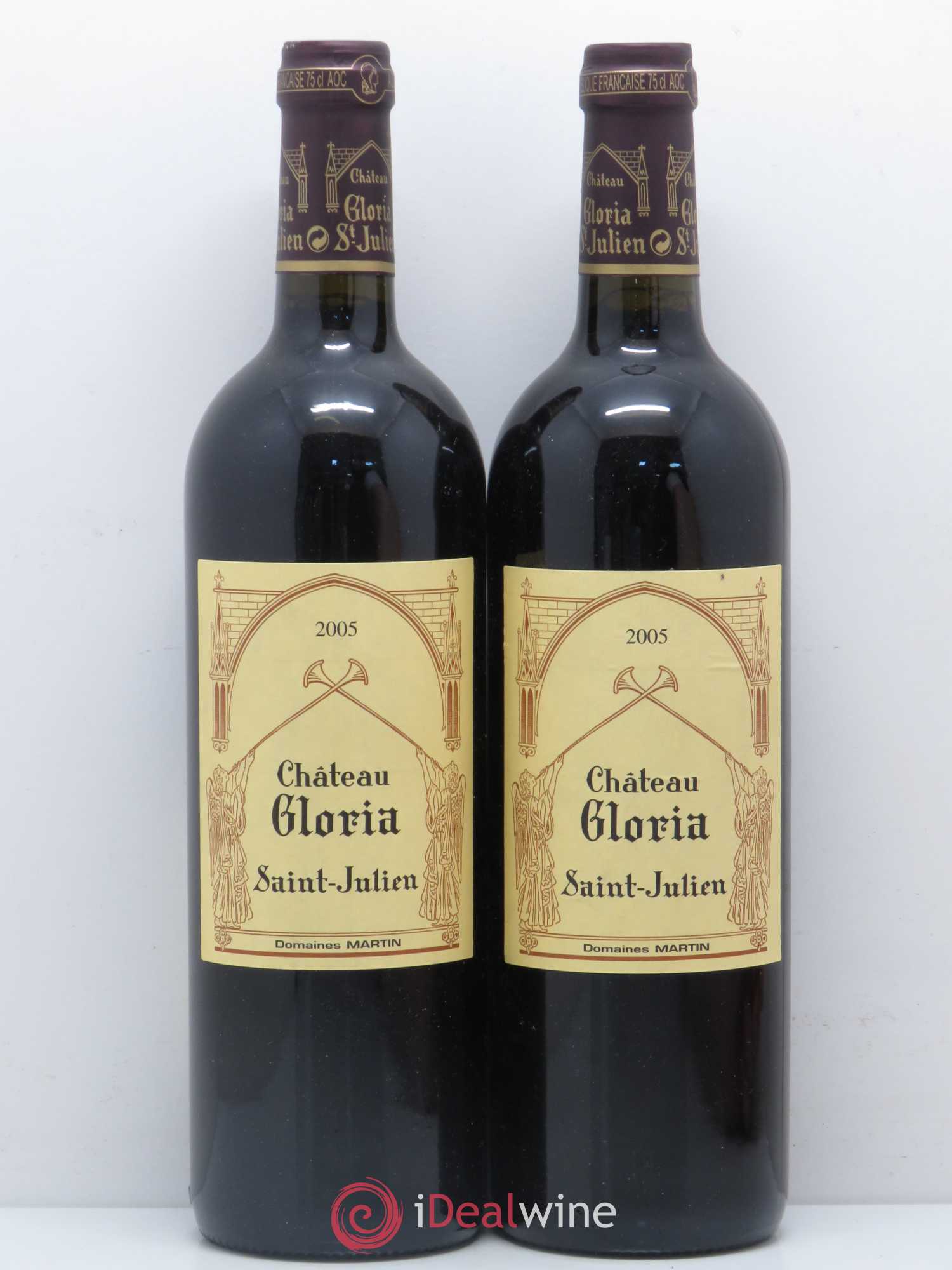 Château Gloria 2005 - Lot de 2 bouteilles - 0