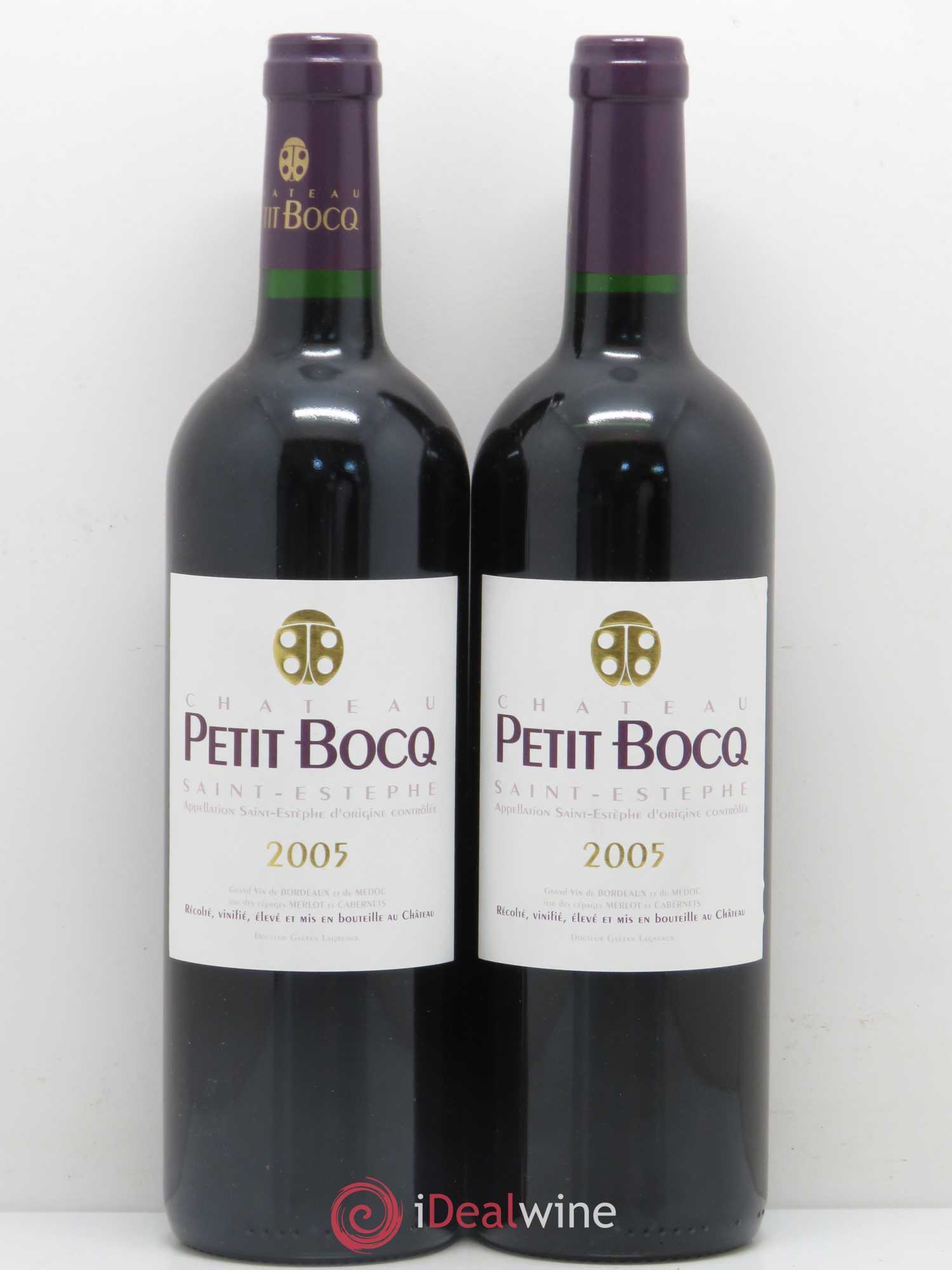 Château Petit Bocq Cru Bourgeois (sans prix de réserve) 2005 - Lot de 5 bouteilles - 2