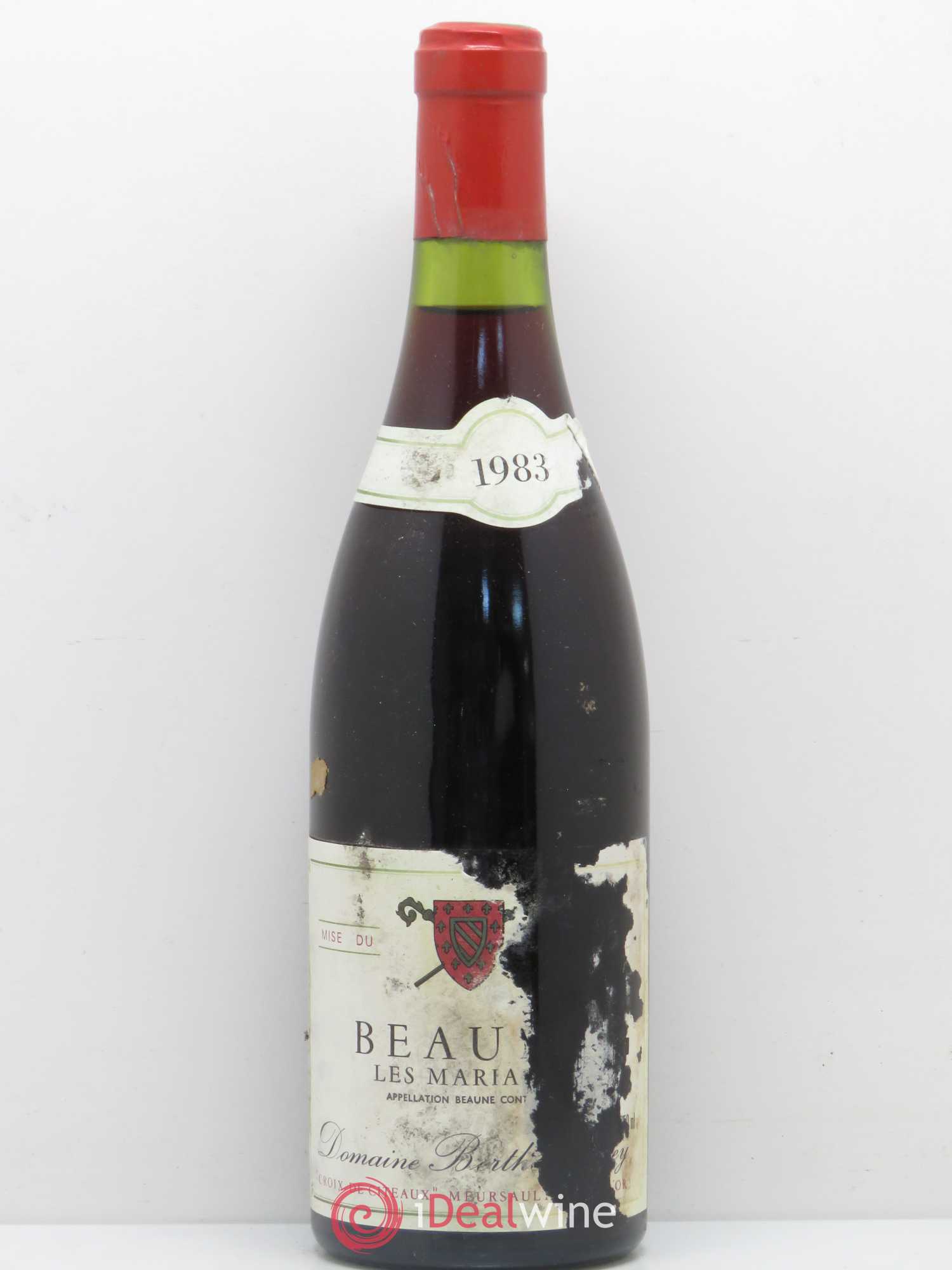 Beaune Les mariages Domaine Berthe Morey 1983 - Posten von 1 Flasche - 0